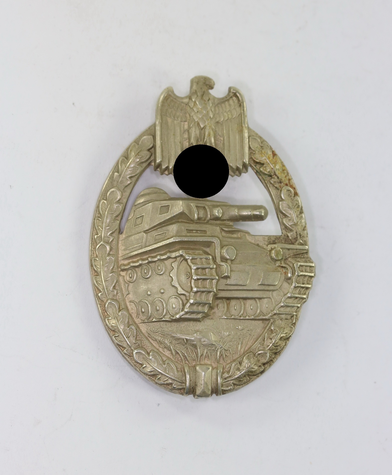 panzerkampfabzeichen_in_silber_juncker_neusilber_porsche_variante_typ_1 Panzerkampfabzeichen in Silber, Juncker, Neusilber, "Porsche Variante", Typ 1.1.2b – Bild 1