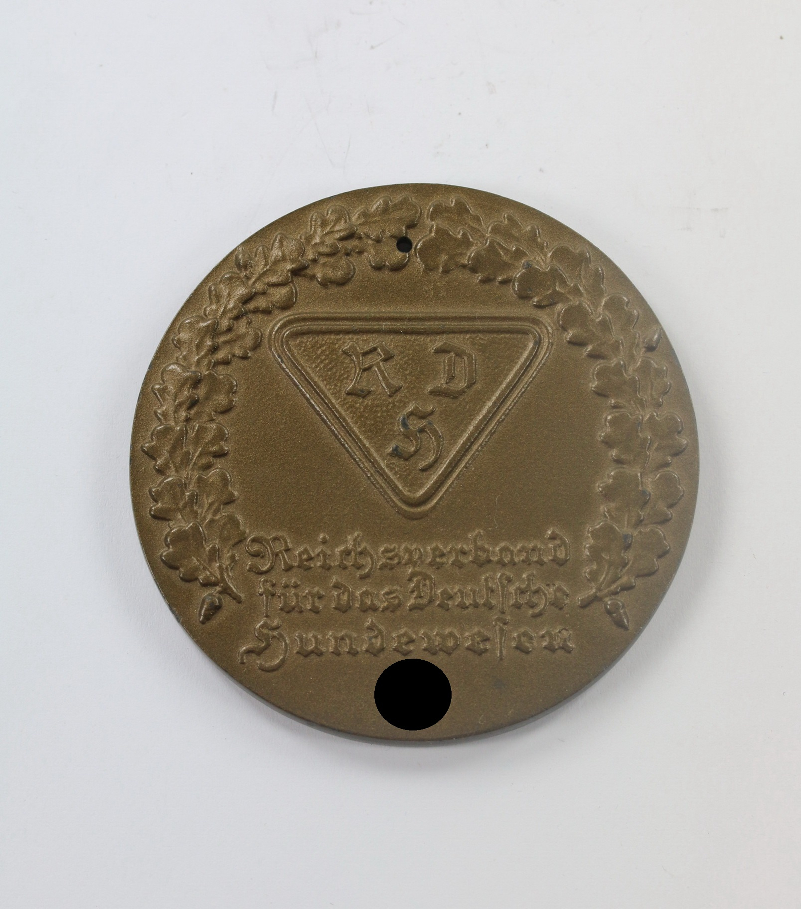 plakette_reichsverband_f_r_das_deutsche_hundewesen__f_r_hervorragende_leistungen_1__1 Plakette, Reichsverband für das Deutsche Hundewesen - Für hervorragende Leistungen – Bild 1