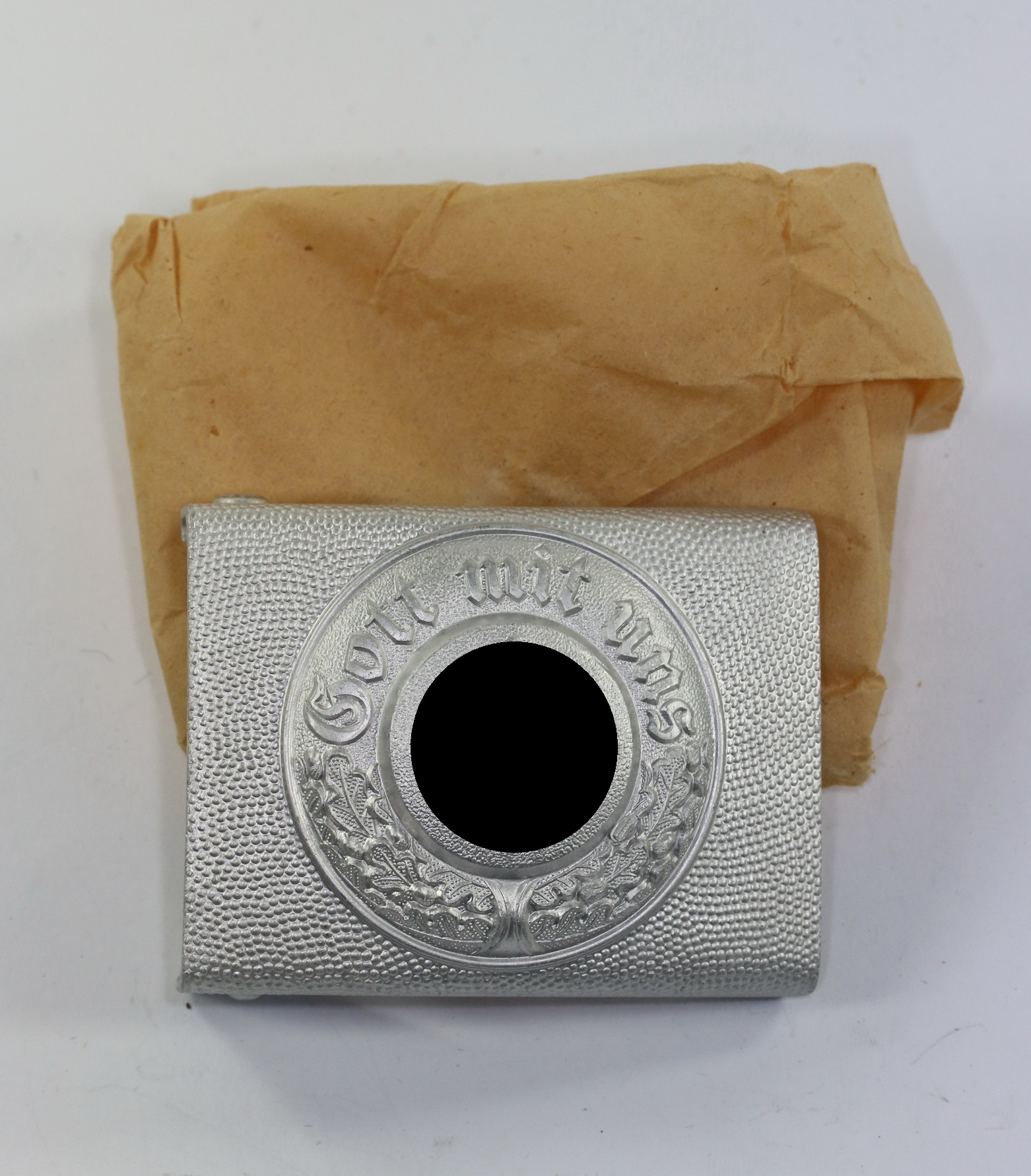 polizei_3 Polizei (3. Reich), Koppelschloss, Hst. G.G.L. – Bild 1