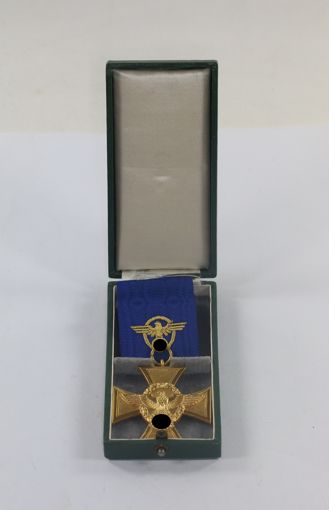 Polizei Dienstauszeichnung in Gold (25 Jahre), im Etui - Für treue Dienste in der Polizei – Bild 1