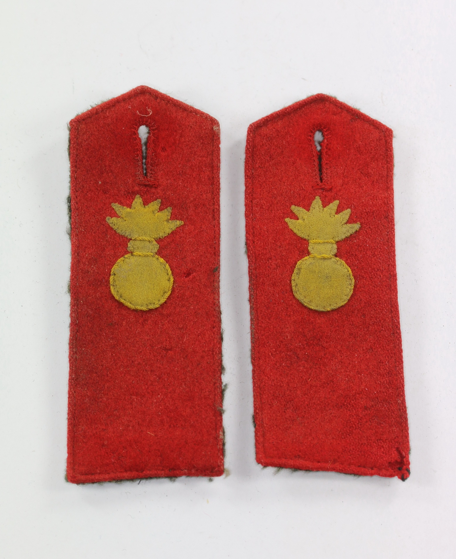 preu_en_1 Preußen, 1. Weltkrieg, Paar Schulterklappen Mannschaft im Feldartillerie – Bild 1