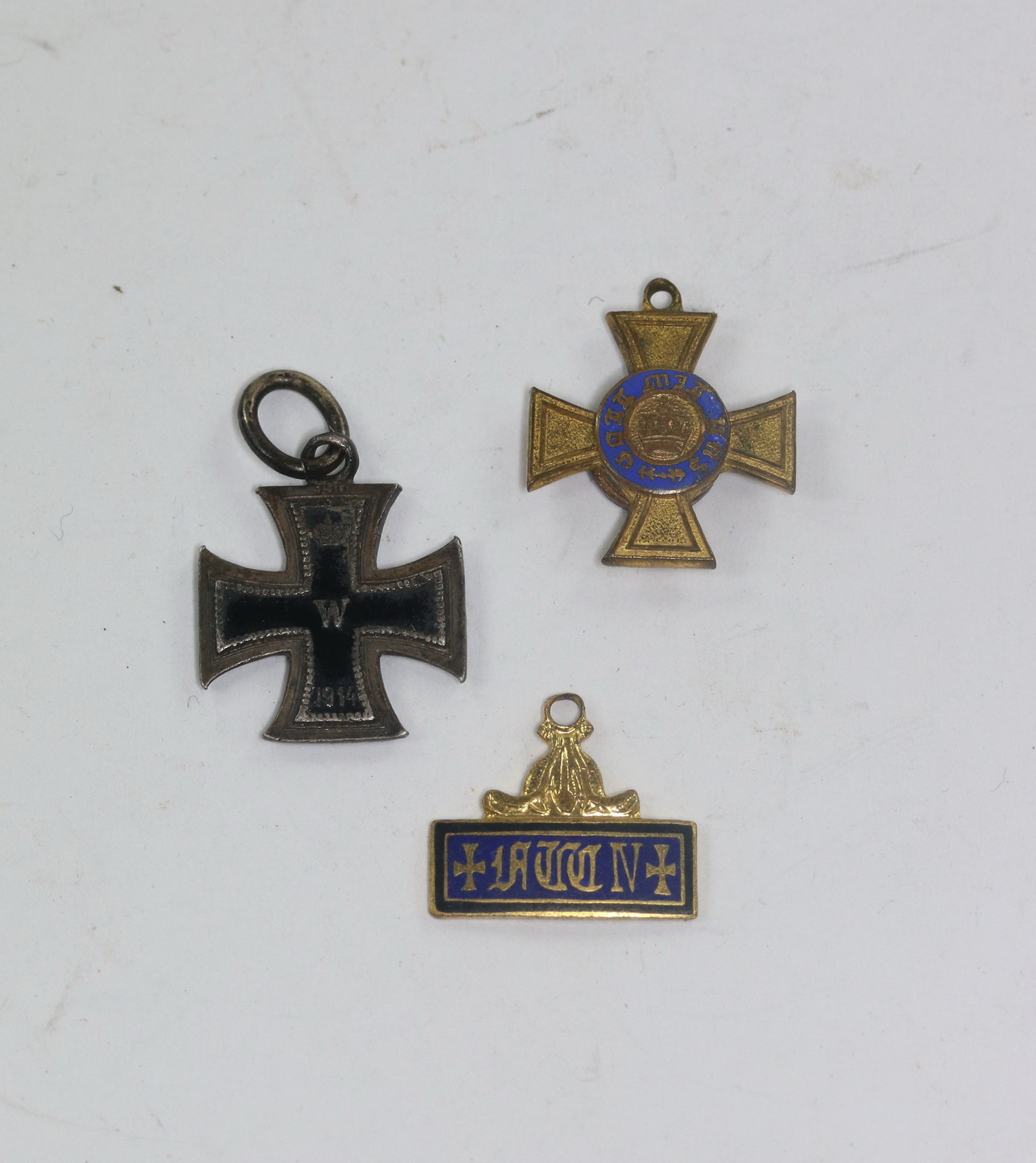 preu_en_3_x_16_mm_miatur_f_r_ordenskette_1_ Preußen, 3 X 16 MM Miatur für Ordenskette – Bild 1