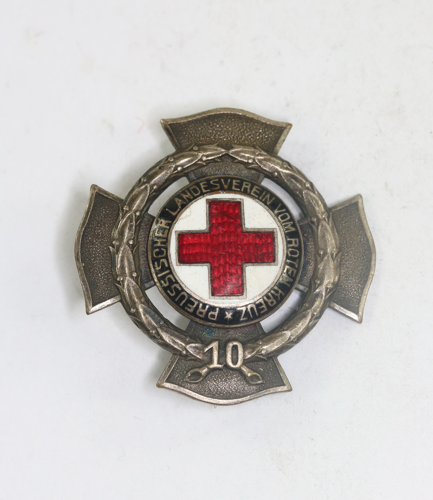 preu_en_ehrenzeichen_des_preu_ischen_landesvereins_vom_roten_kreuz_10_jahre_hst Preußen, Ehrenzeichen des Preußischen Landesvereins vom Roten Kreuz 10 Jahre, Hst. Godet, Berlin – Bild 1