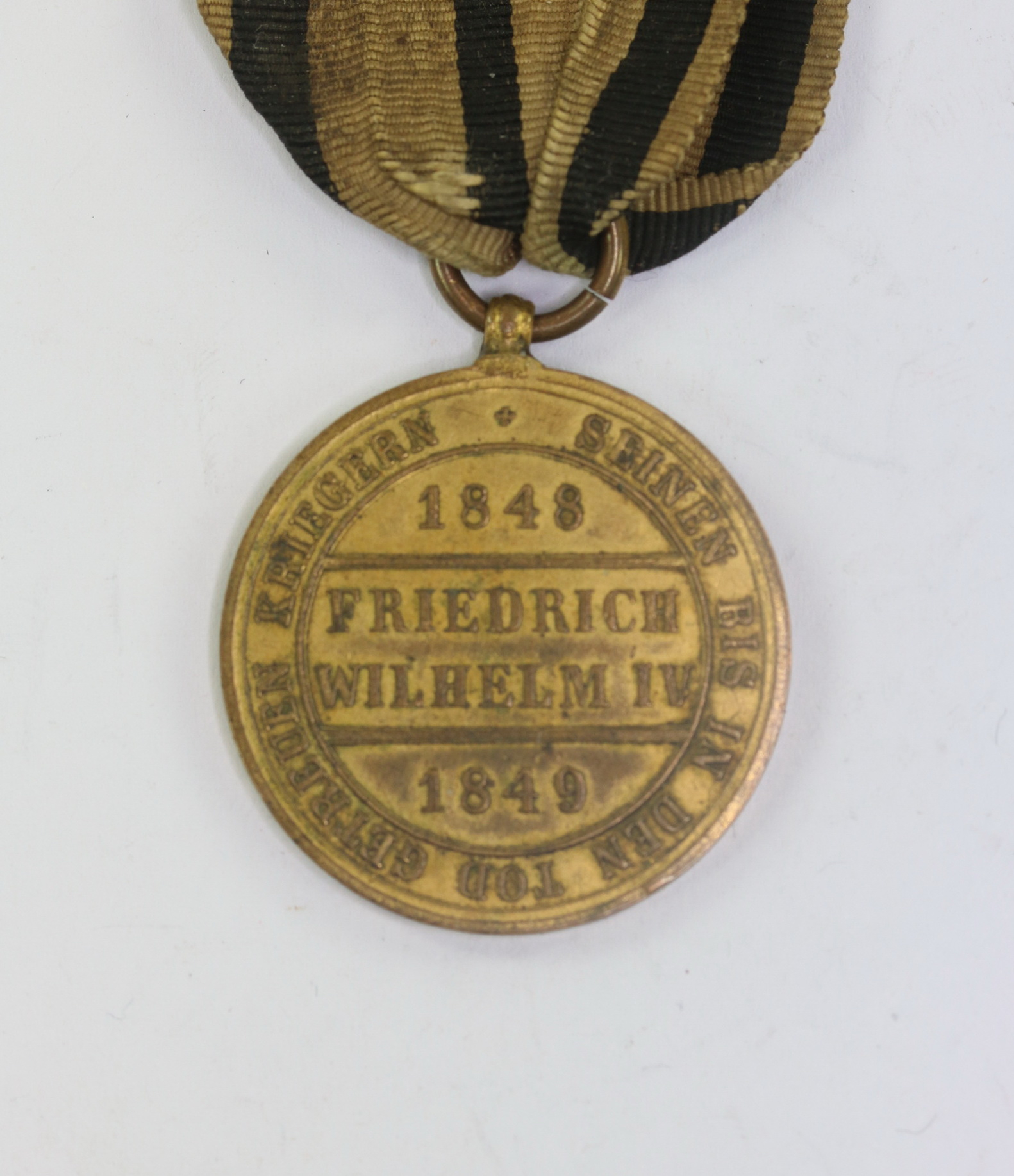  Preußen, Hohenzollern Denkmünze für Kämpfer 1848-1849 – Bild 1