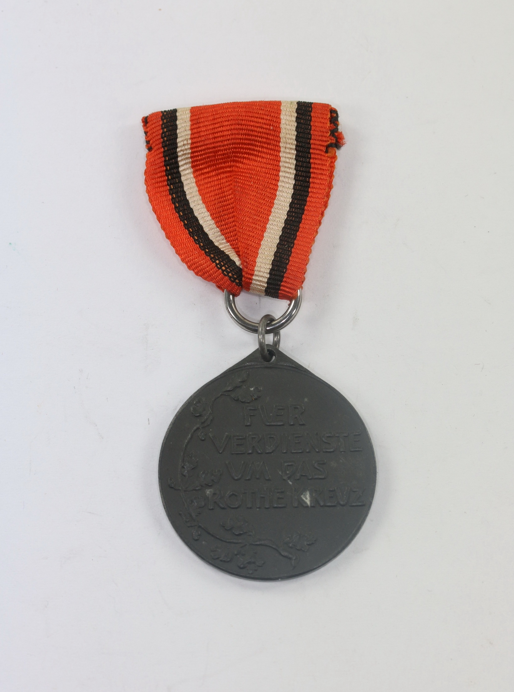 Preußen, Rote Kreuz Medaille 3.Klasse 1898 in Zink, Für Verdienste um das Rothe Kreuz – Bild 1