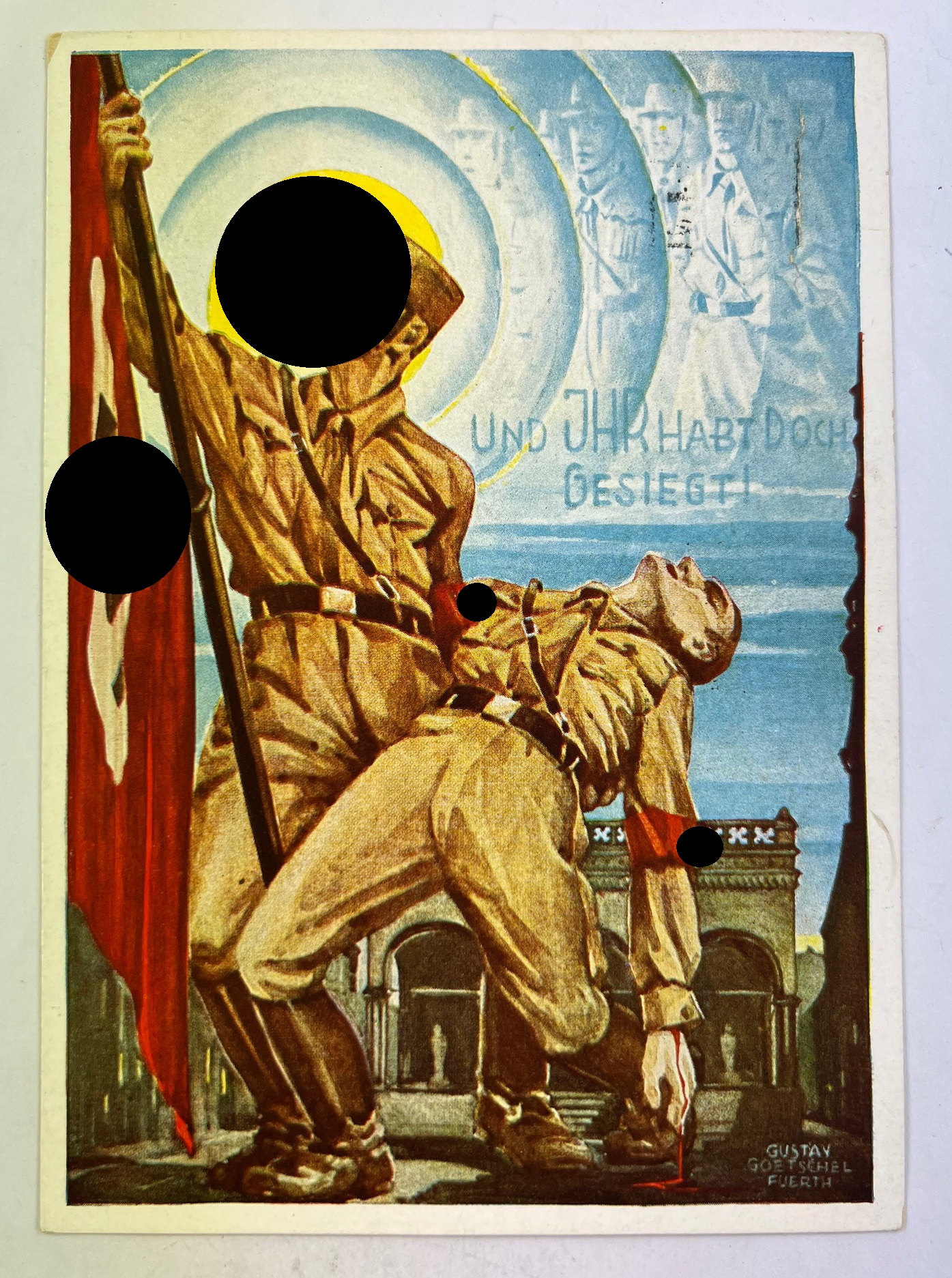 propagandapostkarte_gedenkpostkarte_und_ihr_habt_doch_gesiegt_1__1 Propagandapostkarte, Gedenkpostkarte Und Ihr habt doch gesiegt – Bild 1