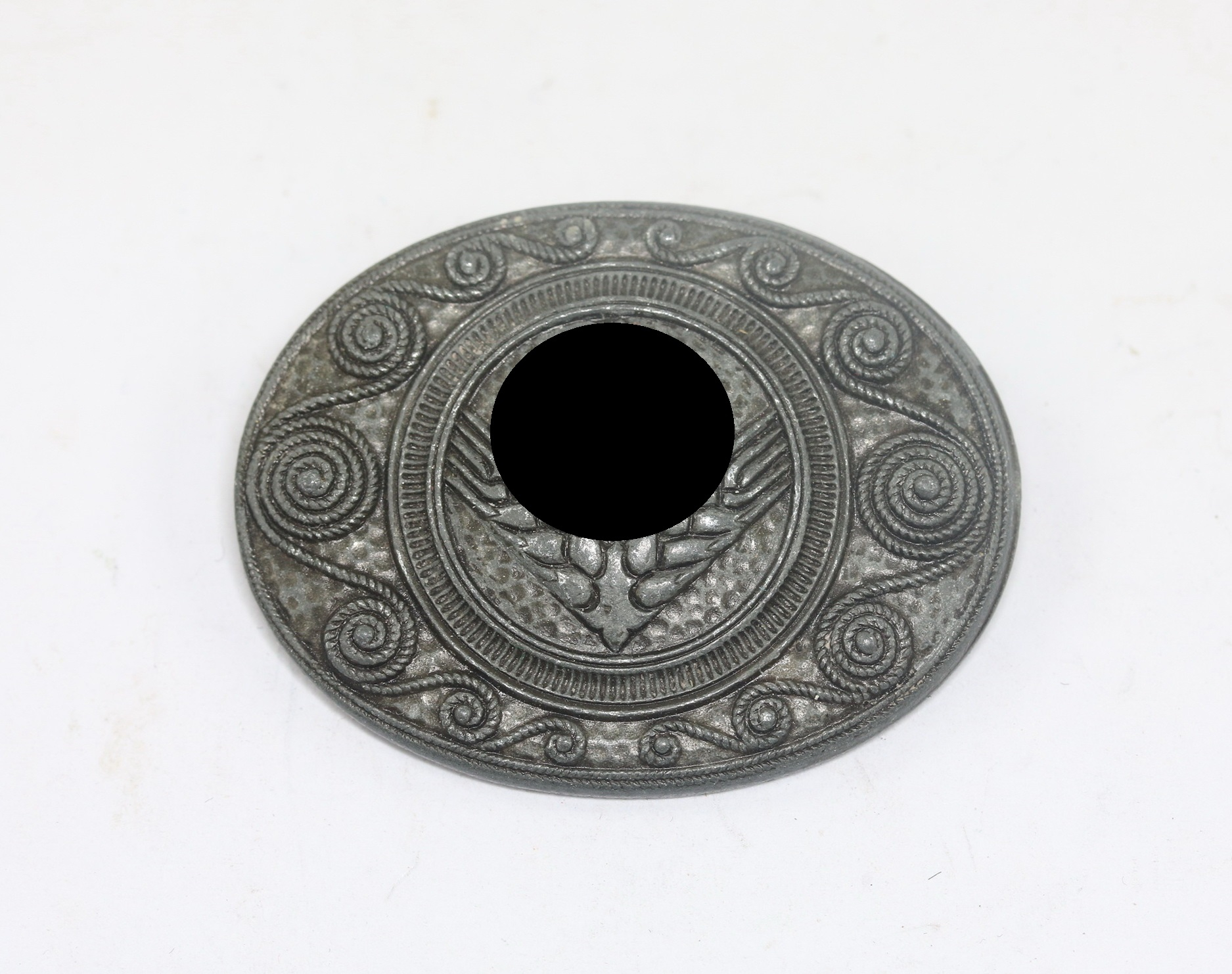  Reichsarbeitsdienst (RAD), Erinnerungsbrosche weiblche Jugend, Hst. J.B.u.Co. (Julius Bauer & Co. Zella Mehlis) – Bild 1