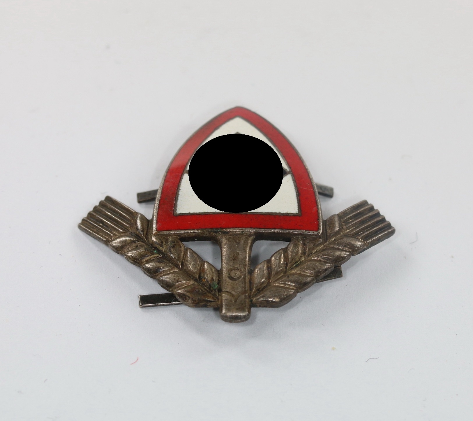 Reichsarbeitsdienst (RAD) Mützenabzeichen für Führer, Hst. A und A&S – Bild 1