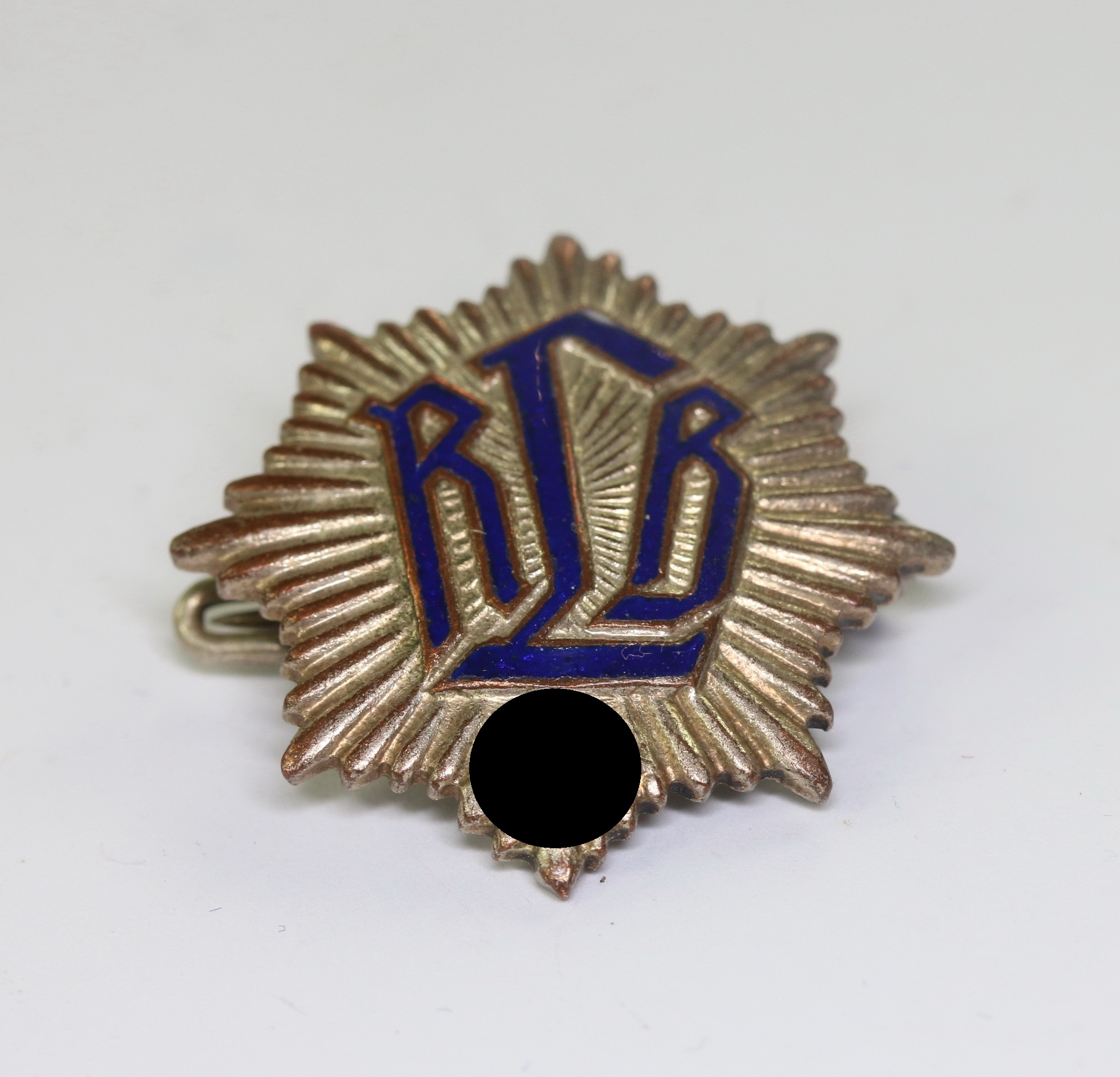 reichsluftschutzbund_rlb_mitgliedsabzeichen_hst Reichsluftschutzbund (RLB), Mitgliedsabzeichen, Hst. H. Aurich Dresden – Bild 1