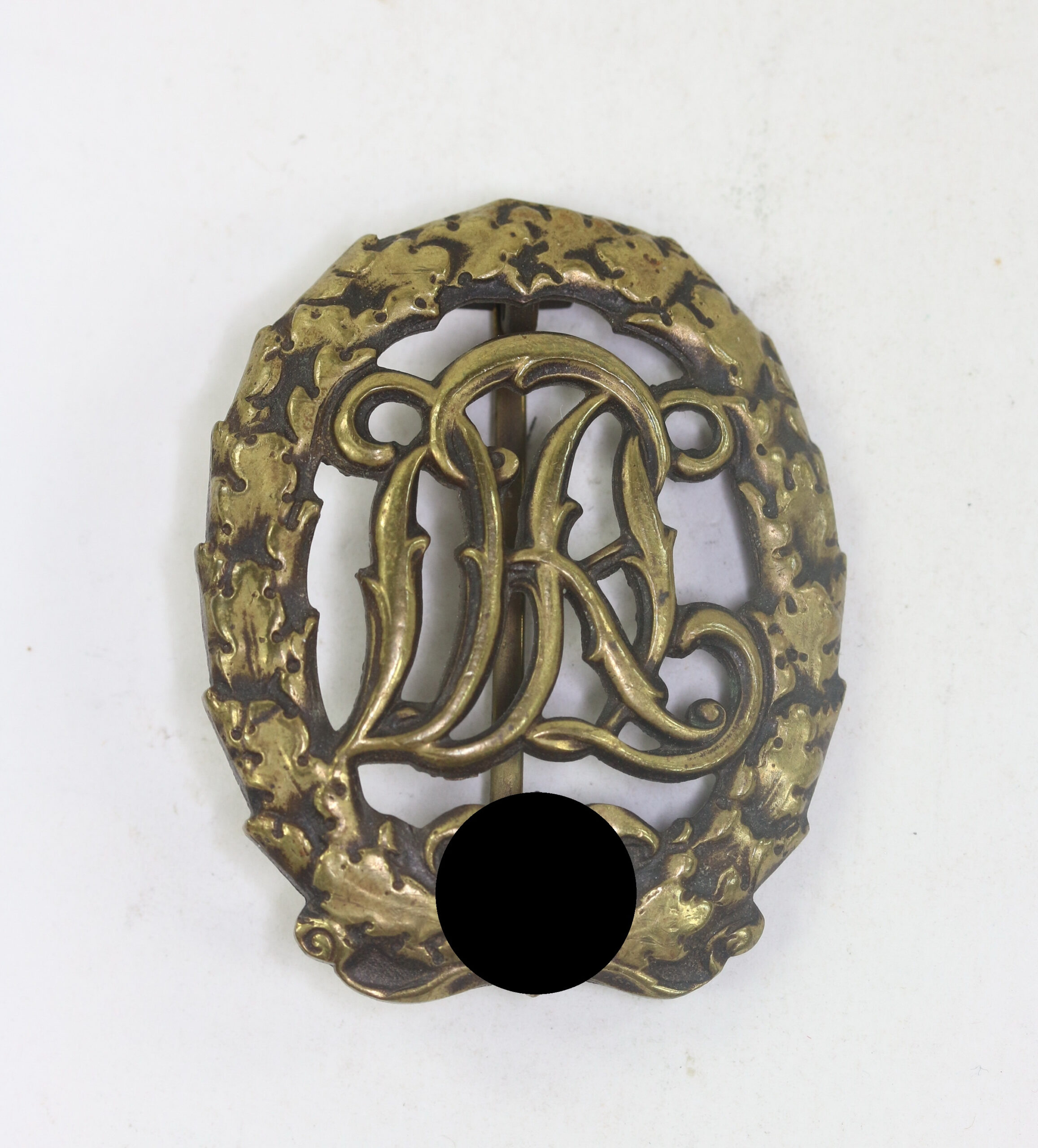 reichssportabzeichen_drl_in_bronze_hst Reichssportabzeichen (DRL) in Bronze, Hst. Hensler Pforzheim – Bild 1