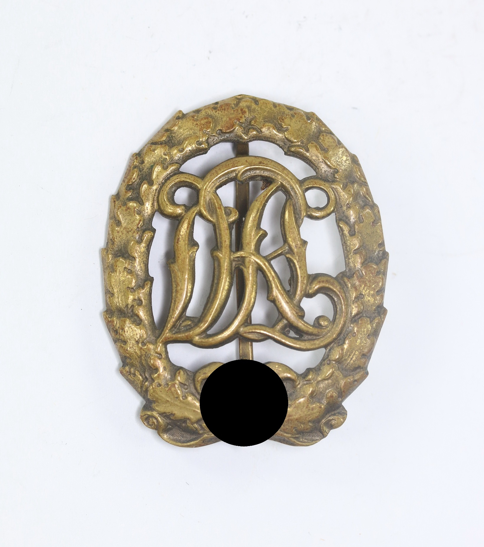 reichssportabzeichen_drl_in_bronze_hst Reichssportabzeichen (DRL) in Bronze, Hst. Hensler-Porzheim – Bild 1