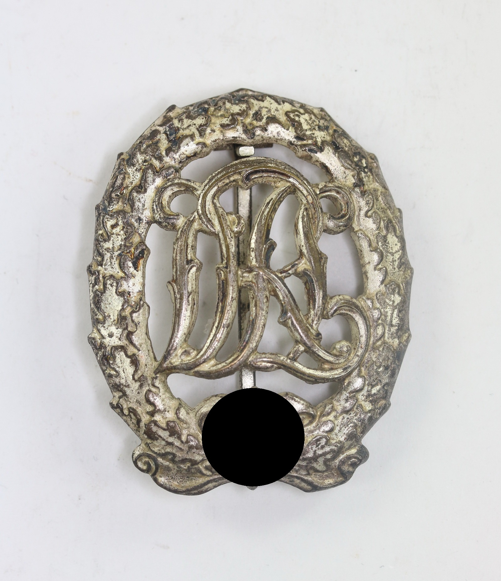 reichssportabzeichen_drl_in_silber_hst Reichssportabzeichen (DRL) in Silber, Hst. Wernstein Jena – Bild 1