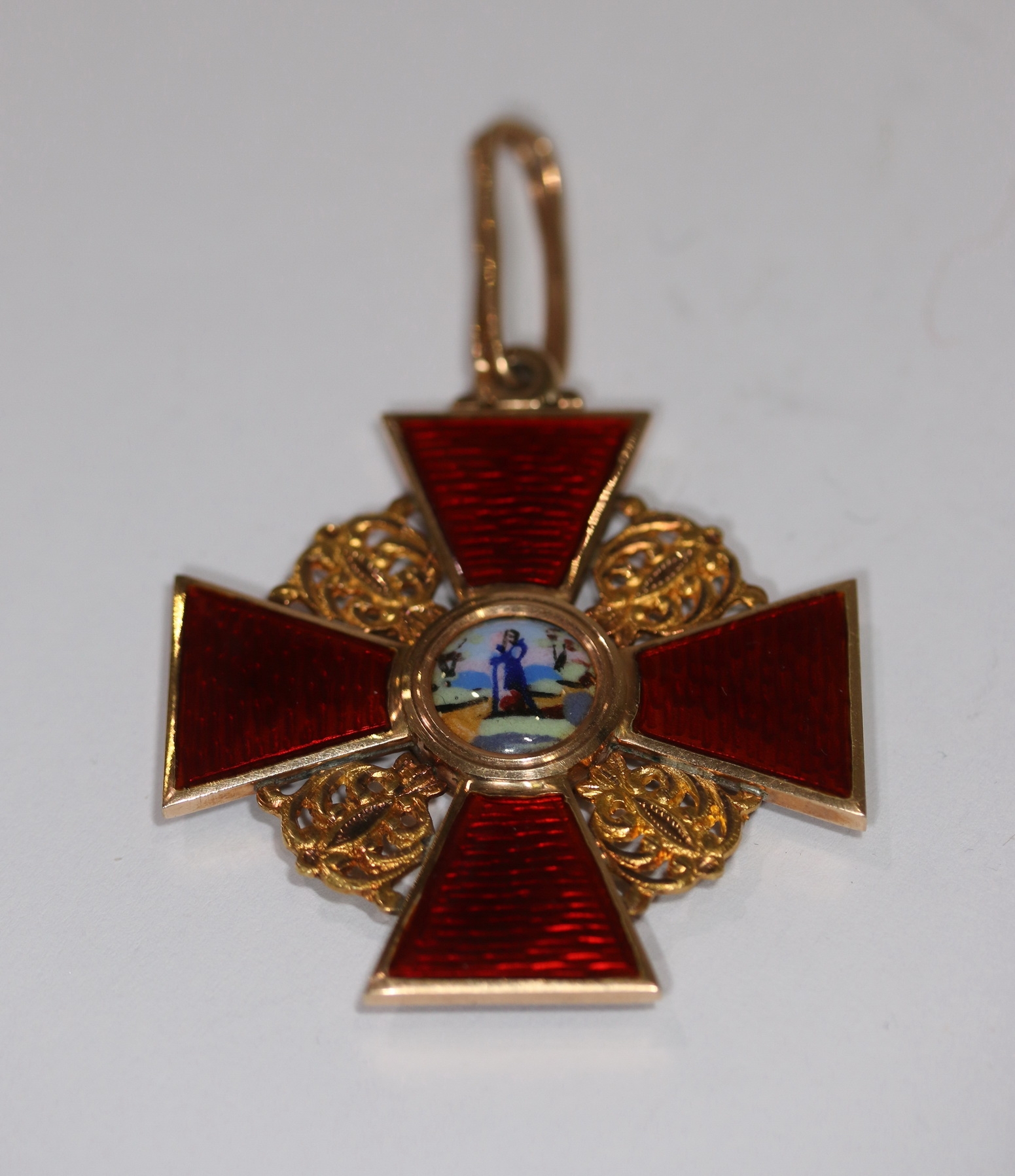 russland_st Russland, St. Anna Orden, Kreuz 2.Klasse (Gold) – Bild 1