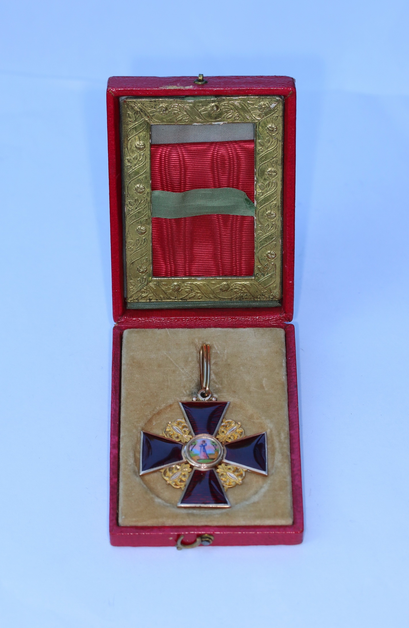 Russland, St. Anna Orden, Kreuz 2.Klasse (Gold), im Etui – Bild 1