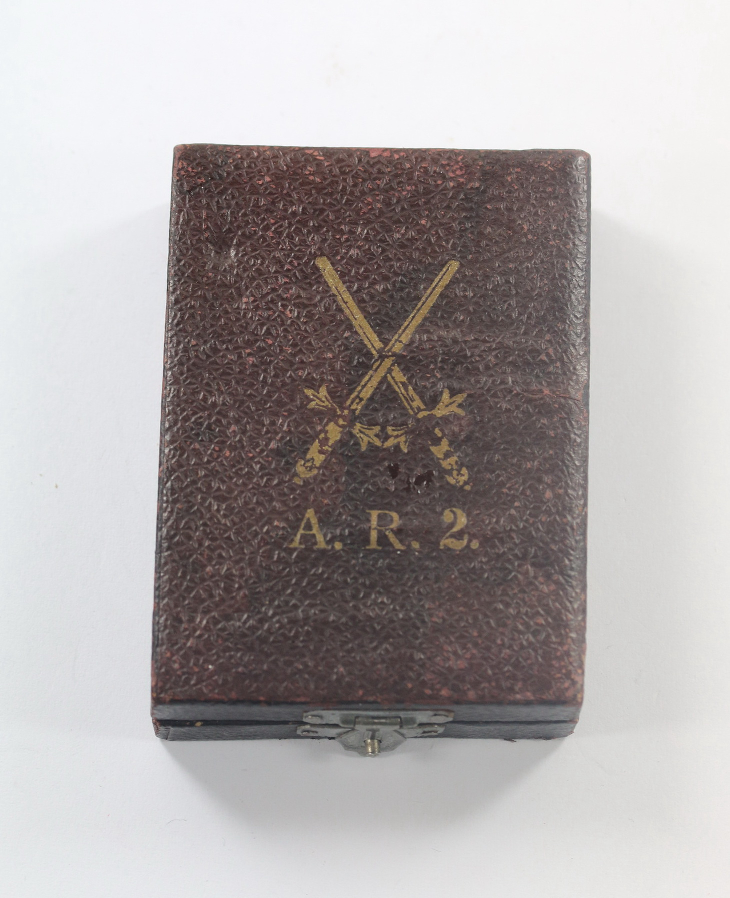  Sachsen, Etui Albrechts Orden Ritterkreuz 2.Klasse mit Schwertern – Bild 1