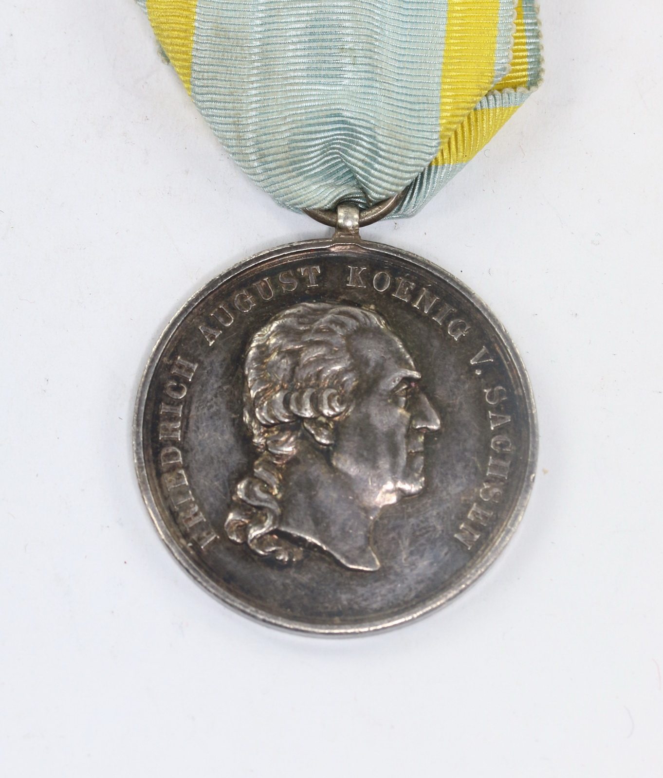 Sachsen, Medaille des Militär-St.Heinrichs-Ordens in Silber, Verdienst um das Vaterland – Bild 1