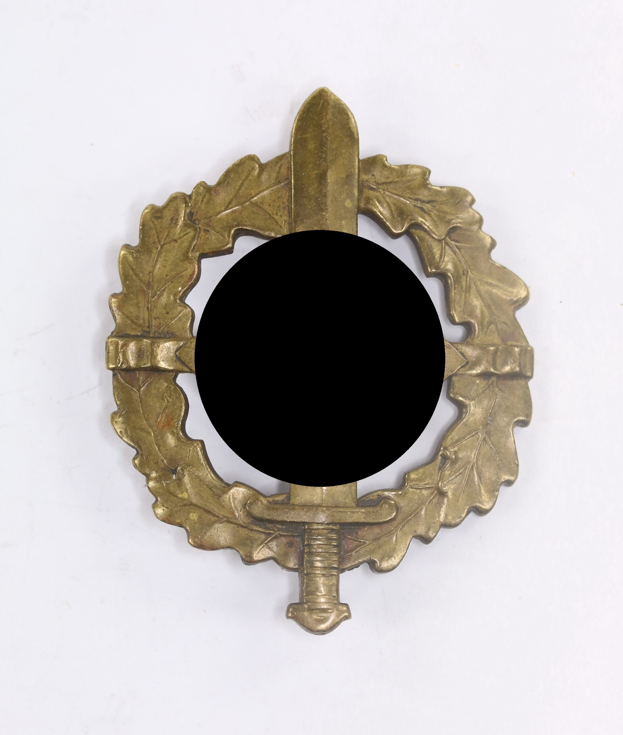 sawehrabzeichen_in_bronze_hst SA-Wehrabzeichen in Bronze, Hst. Bonner Kunstabz. Bedarf, Eigentum d. Chefs d. Ausbildungsweseen – Bild 1