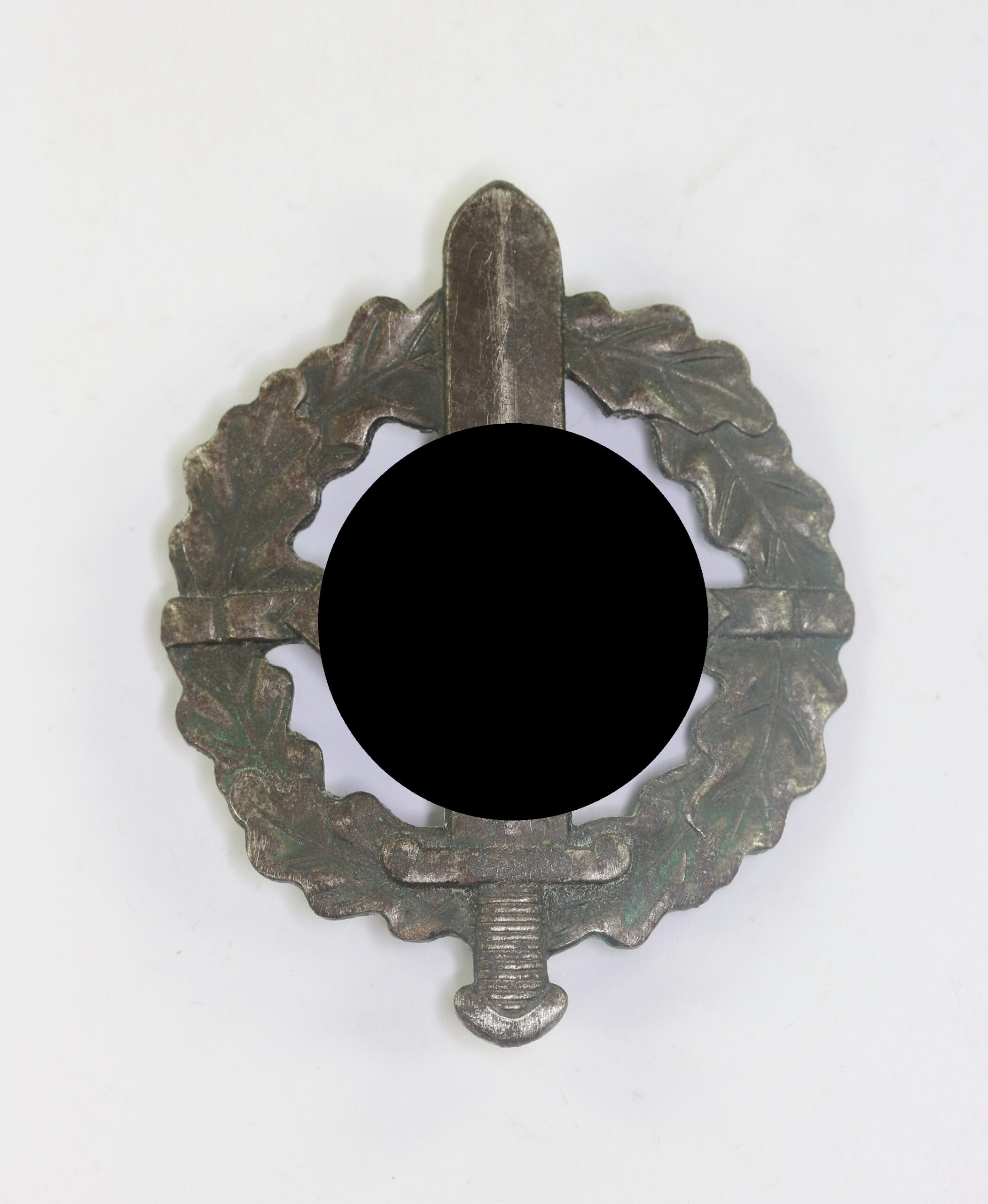 sawehrabzeichen_in_bronze_hst SA-Wehrabzeichen in Bronze, Hst. W. Redo Saarlautern - Eigentum der obesten SA-Führung – Bild 1