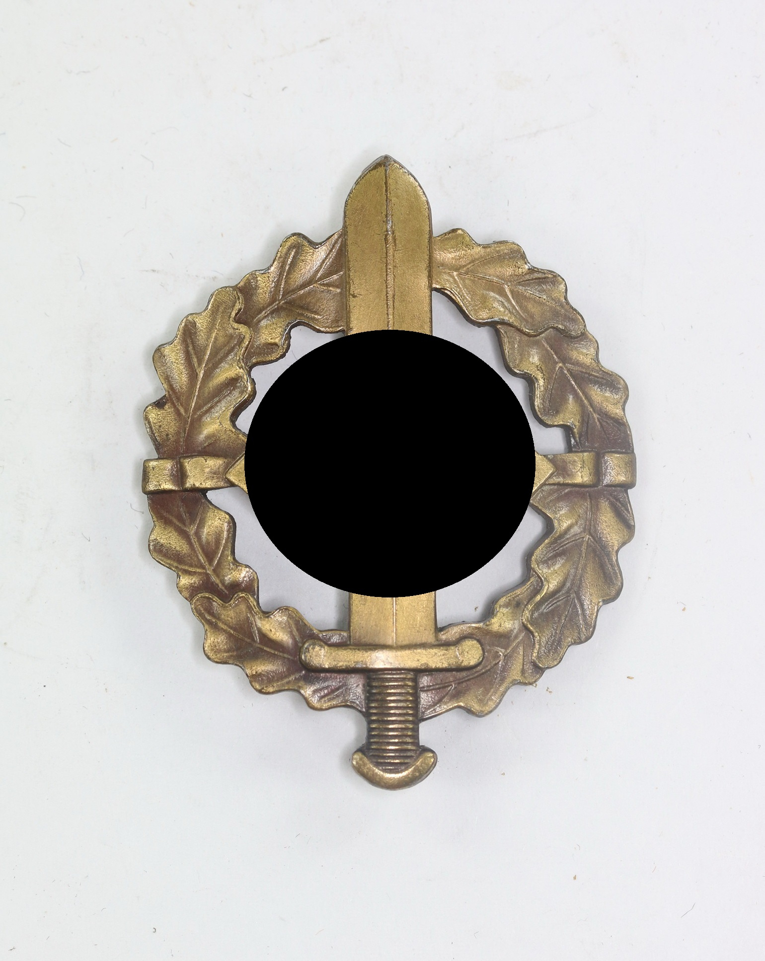  SA-Wehrabzeichen in Bronze, Hst. W. Redo Saarlautern - Eigentum der obesten SA-Führung – Bild 1