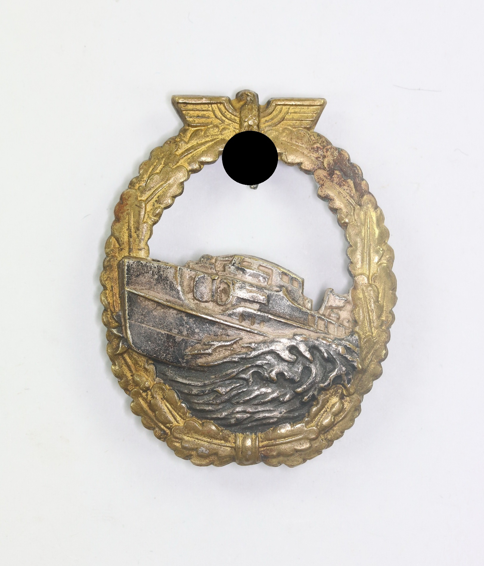 schnellbootkriegsabzeichen_1 Schnellbootkriegsabzeichen 1. Form (!), Hst. Schwerin Berlin – Bild 1