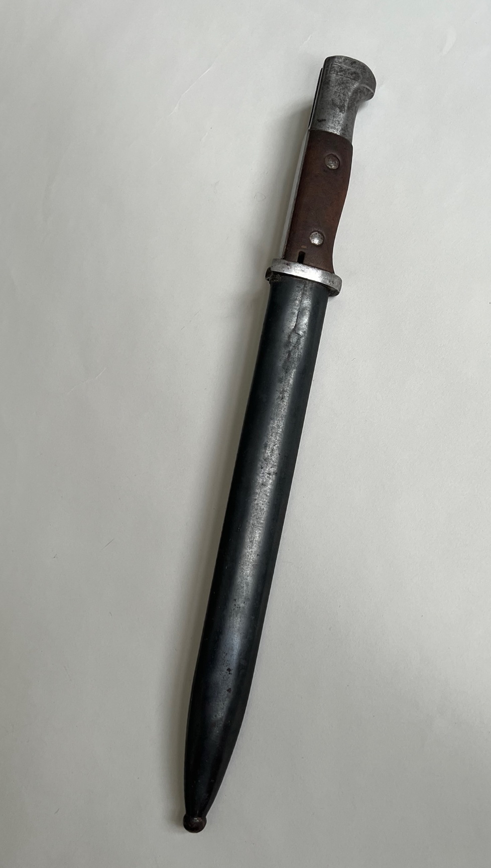 Seitengewehr 84/98 n.A., mit Sägerücken, Hst. Gebr. Heller Marienthal – Bild 1