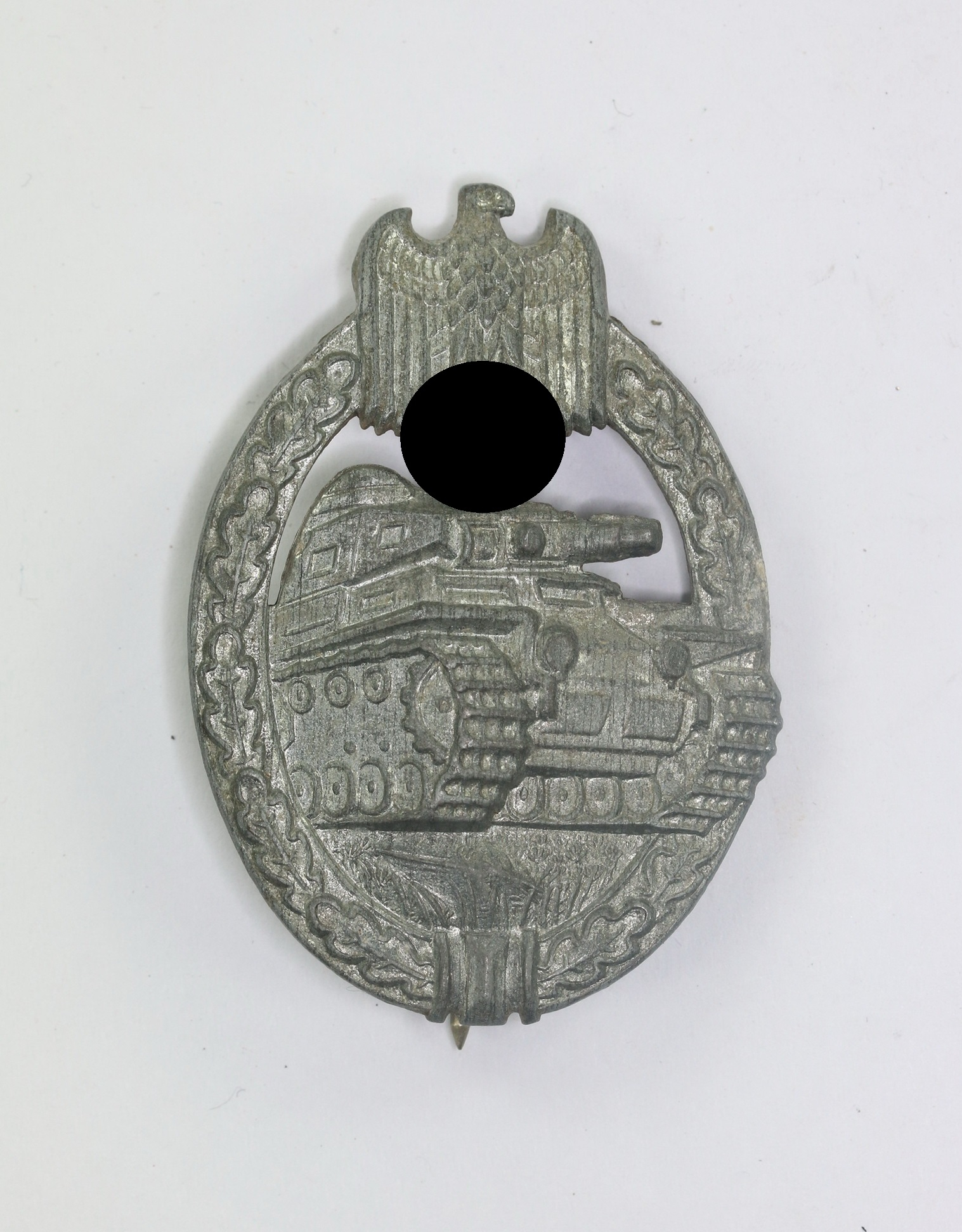 Spätes Panzerkampfabzeichen in Silber, GWL Gebrüder Wegerhoff, Lüdenscheid – Bild 1