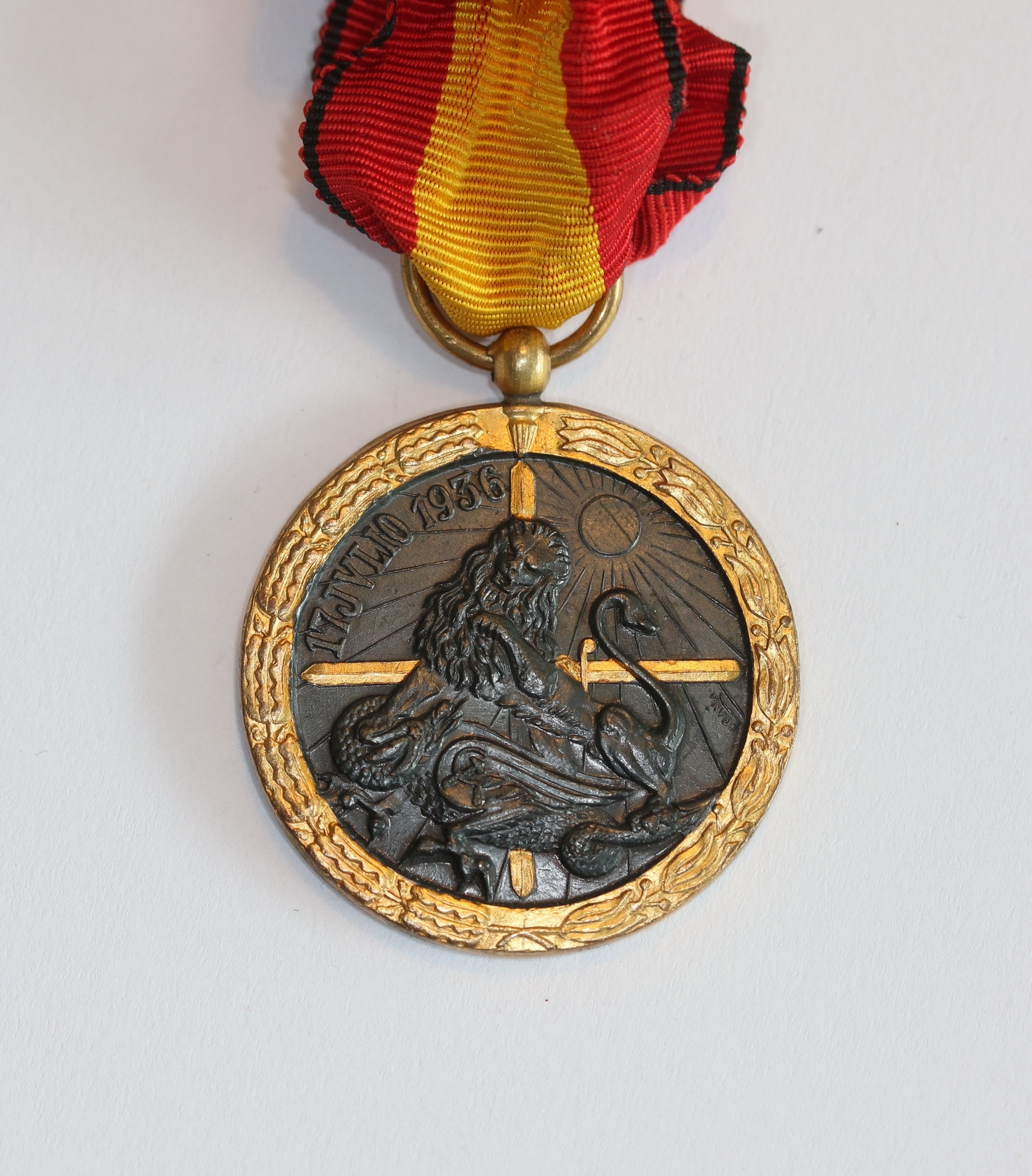 Spanien, Medalla de la Campaña, Oberleutnant Wilhelm Keidel – Bild 1