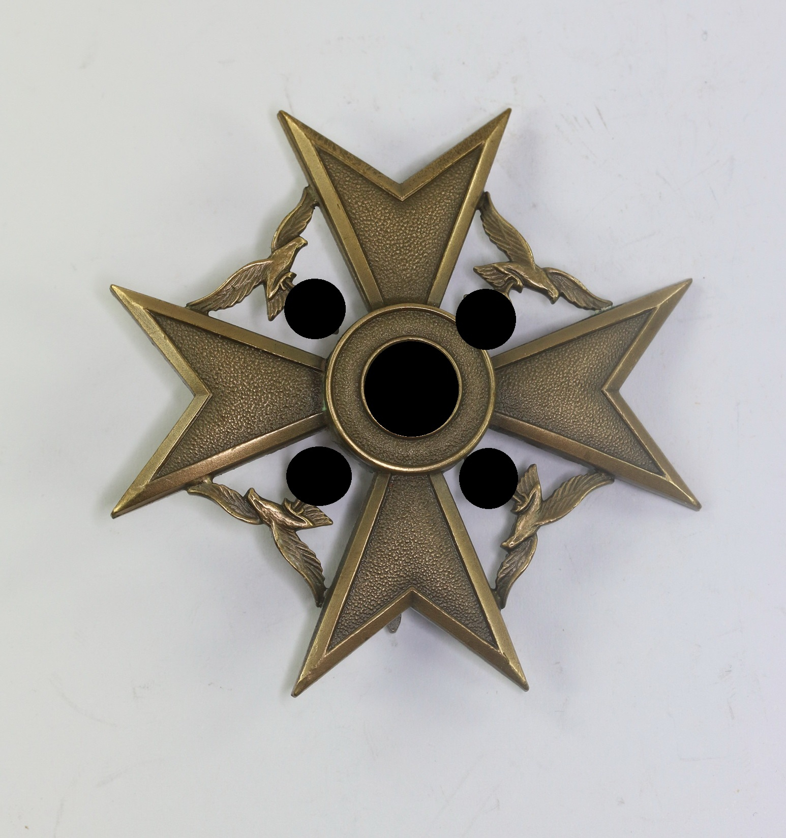 Spanienkreuz in Bronze ohne Schwerter, Steinhauer & Lück, Lüdenscheid – Bild 1