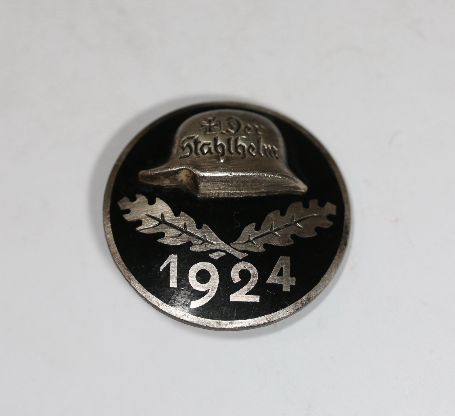 stahlhelmbund__eintrittsabzeichen_1924_silber_935_1_ Stahlhelmbund - Eintrittsabzeichen 1924, Silber 935 – Bild 1