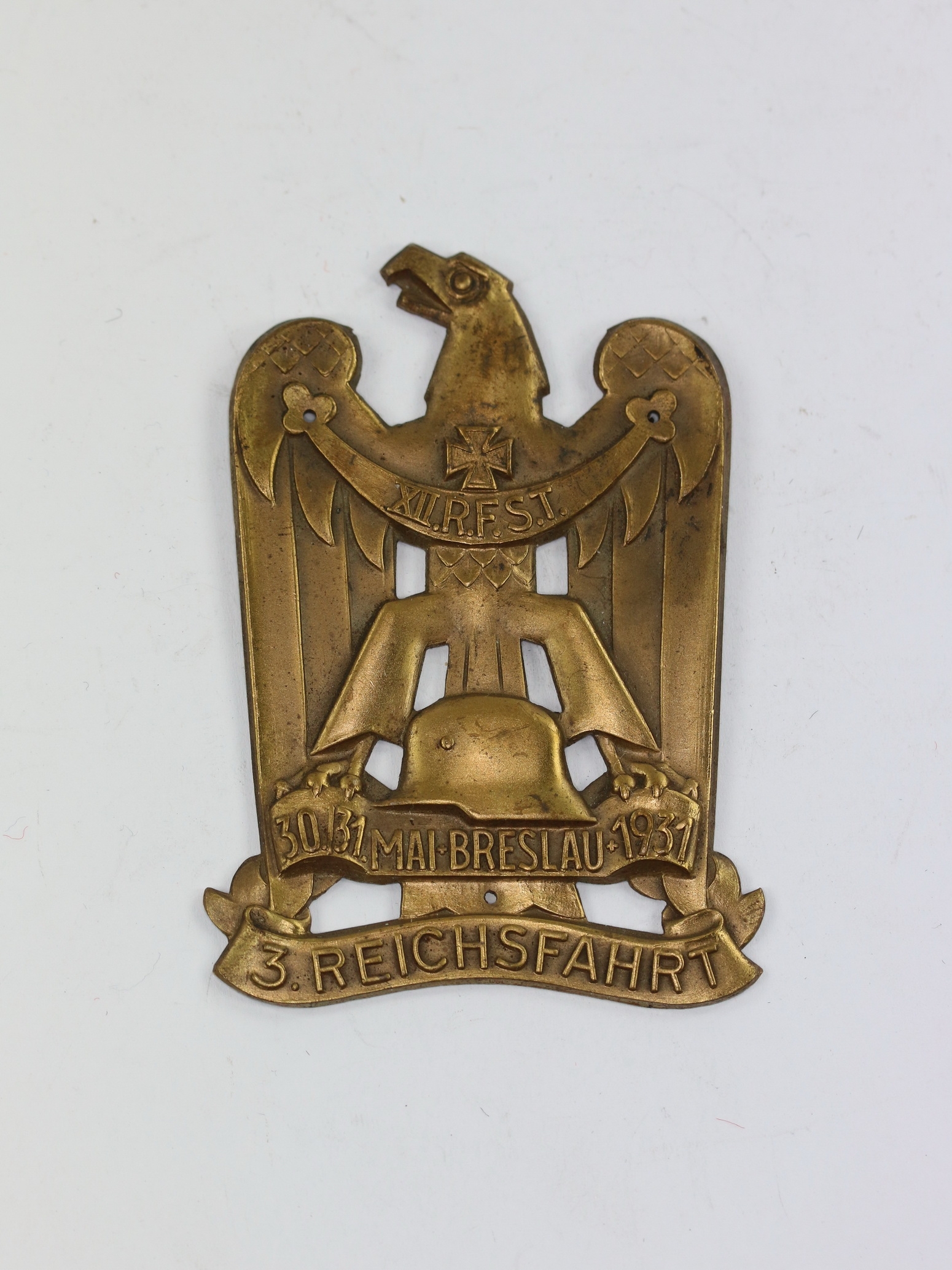 stahlhelmbund__plakette_reichsfahrt_30 Stahlhelmbund - Plakette Reichsfahrt 30./31. Mai 1931 Breslau – Bild 1