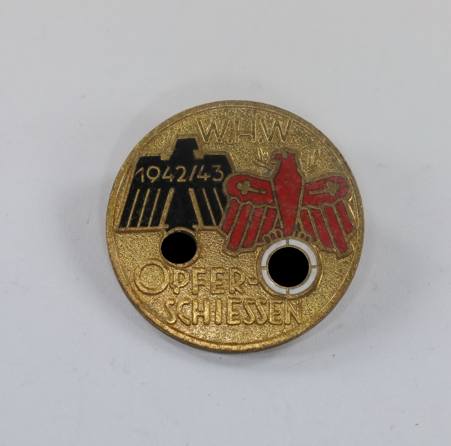  Standschützen Abzeichen, W.H.W. Opferschiessen 1942/43, Hst. K. Pichel Innsbruck – Bild 1