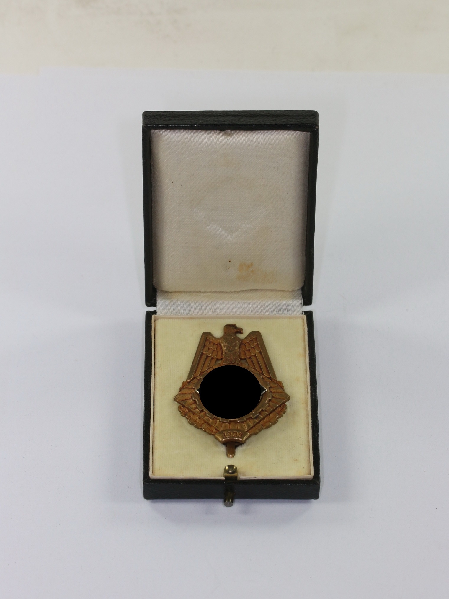  Technische Nothilfe (TeNo). Ehrenzeichen mit Jahreszahl "1920", Hst. Wilhelm Fühner Pforzheim, im Etui – Bild 1