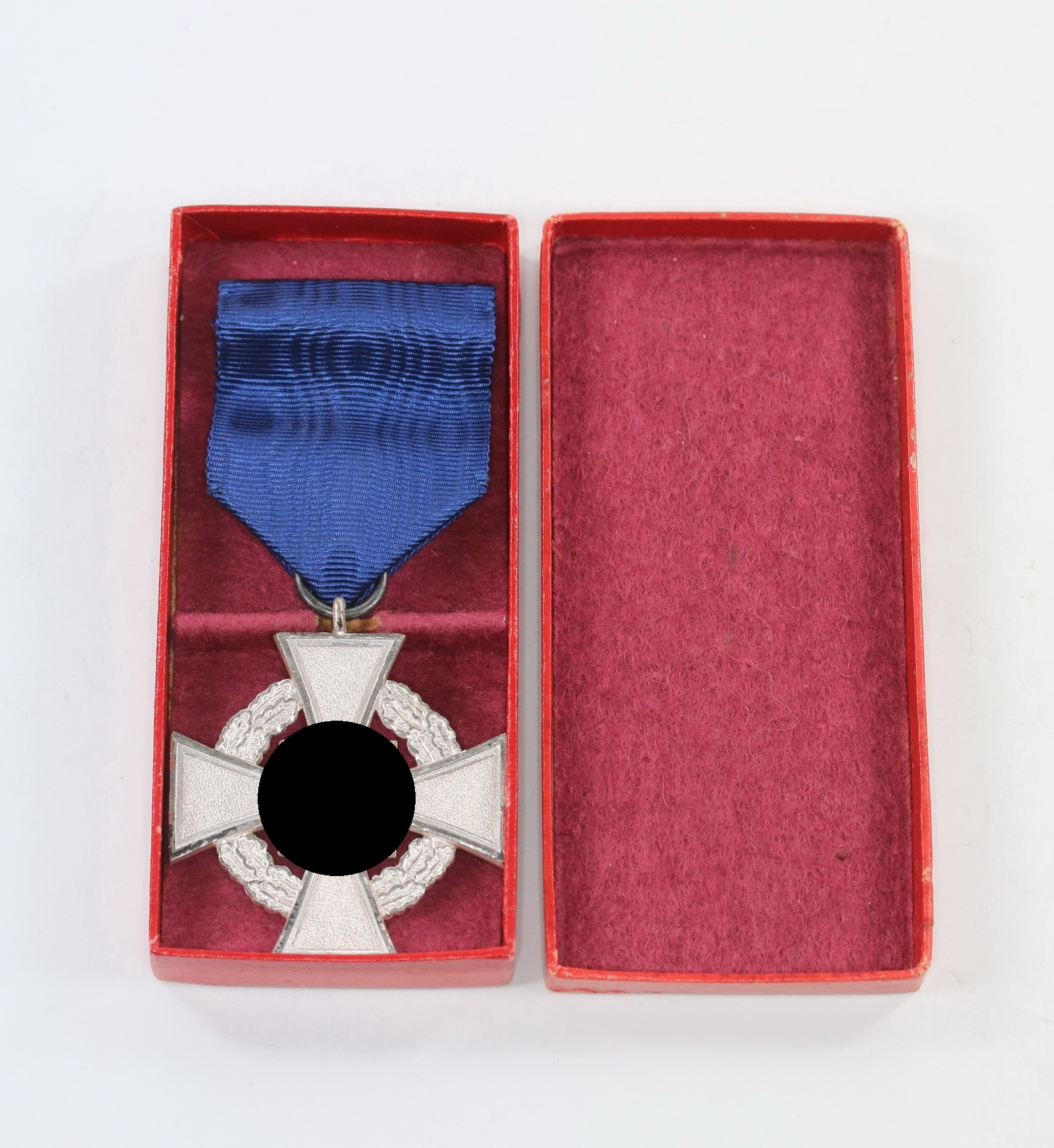 Treudienstehrenzeichen in Silber (25 Jahre), im Etui – Bild 1