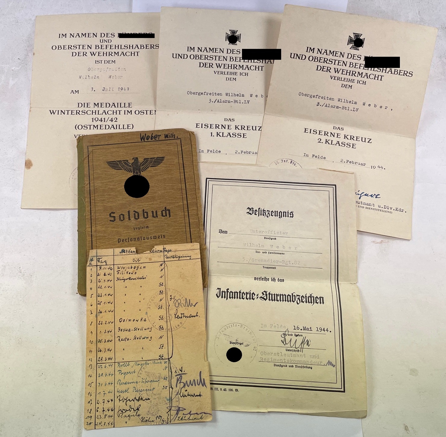 urkunden_gruppe_alarm_bataillon_ek2_und_ek1_am_selben_tag_1__1 Urkunden Gruppe Alarm Bataillon, EK-2 und EK-1 am selben Tag (!) – Bild 1