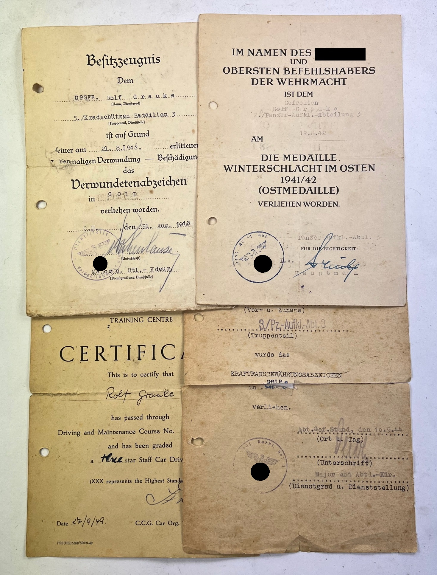 urkunden_gruppe_kraftfagrer_panzeraufkl_rungsabteilung_3_1__1 Urkunden Gruppe Kraftfagrer / Panzeraufklärungsabteilung 3 – Bild 1