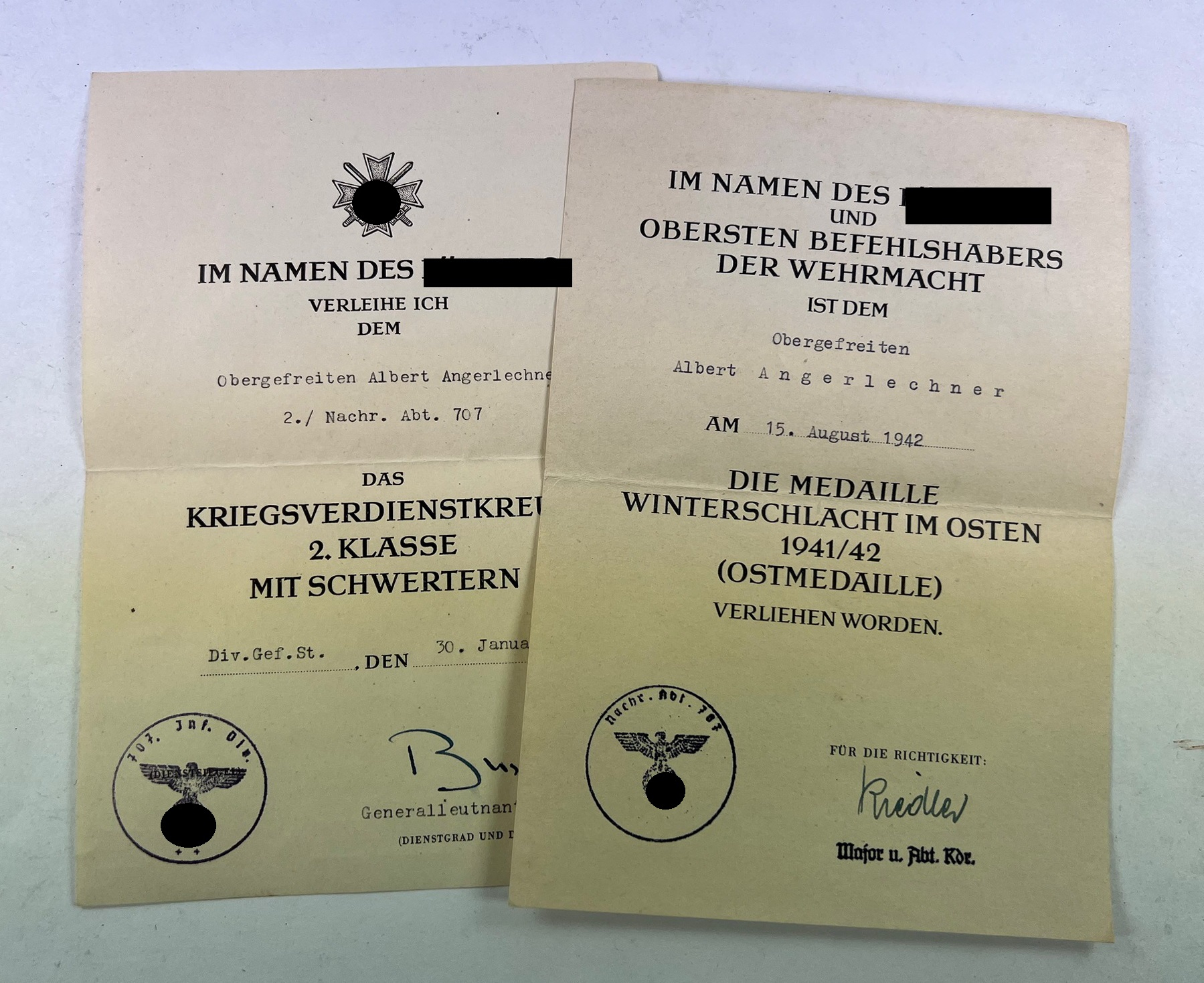 urkunden_nachrichtenabteilung_707_1__1 Urkunden Nachrichtenabteilung 707 – Bild 1