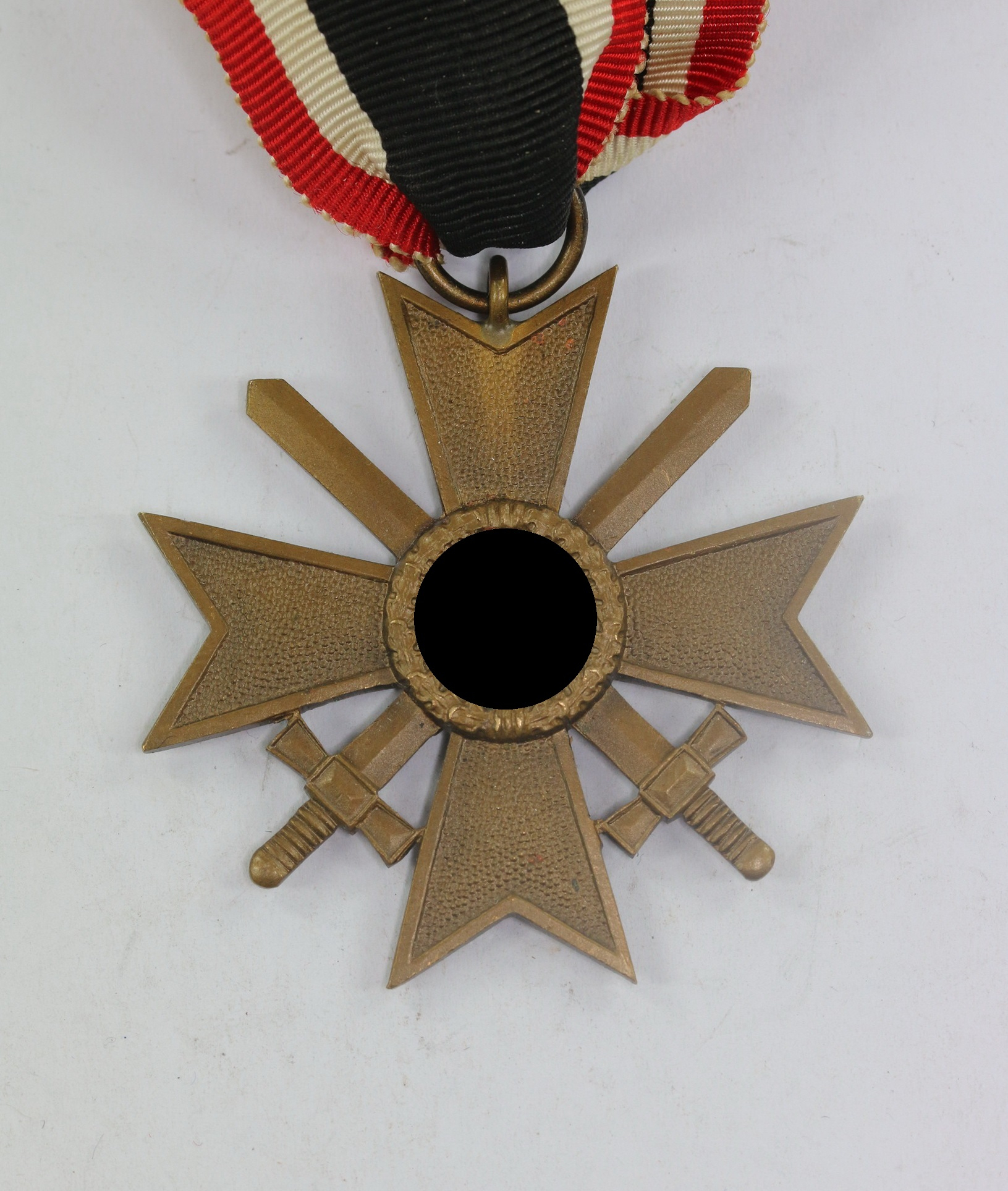 verkauf_kriegsverdienstkreuz_2 Kriegsverdienstkreuz 2. Klasse mit Schwertern, ohne Hersteller (Buntmetall) – Bild 1