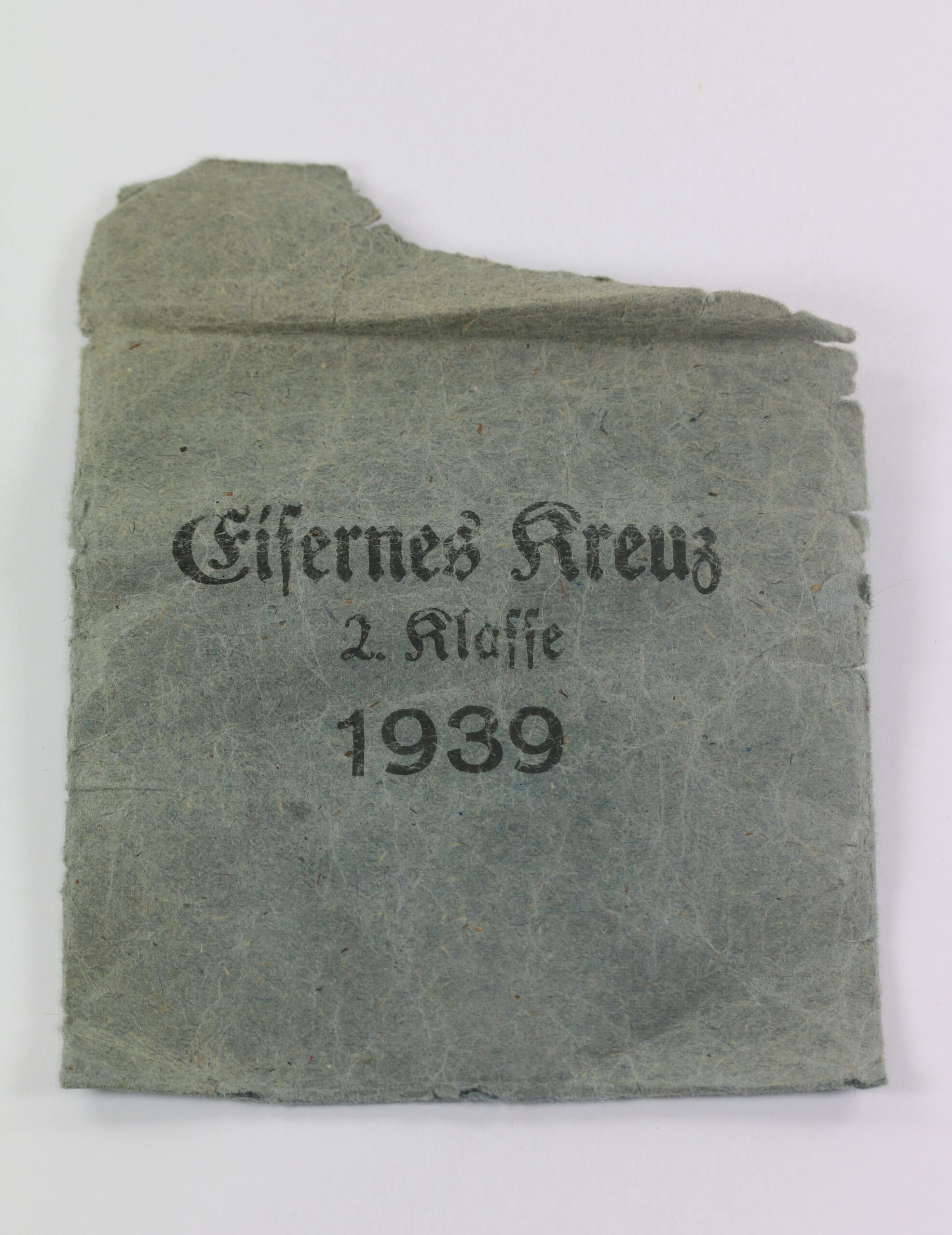 verleihungst_te_eisernes_kreuz_2 Verleihungstüte Eisernes Kreuz 2. Klasse 1939, E. Fred. Wiedmann Frankfurt a. Main G10 – Bild 1