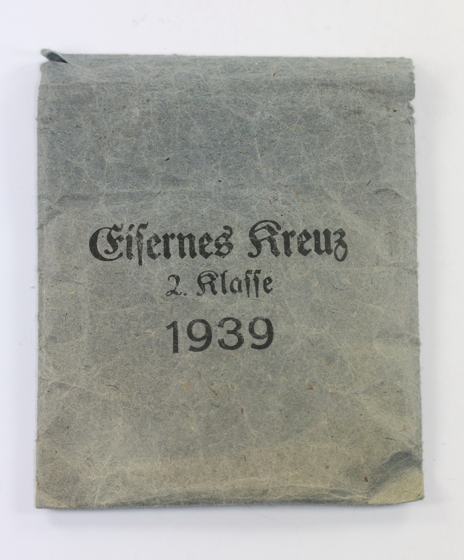 verleihungst_te_eisernes_kreuz_2 Verleihungstüte Eisernes Kreuz 2. Klasse 1939, J.G. Hammer & Söhne Geringswalde – Bild 1