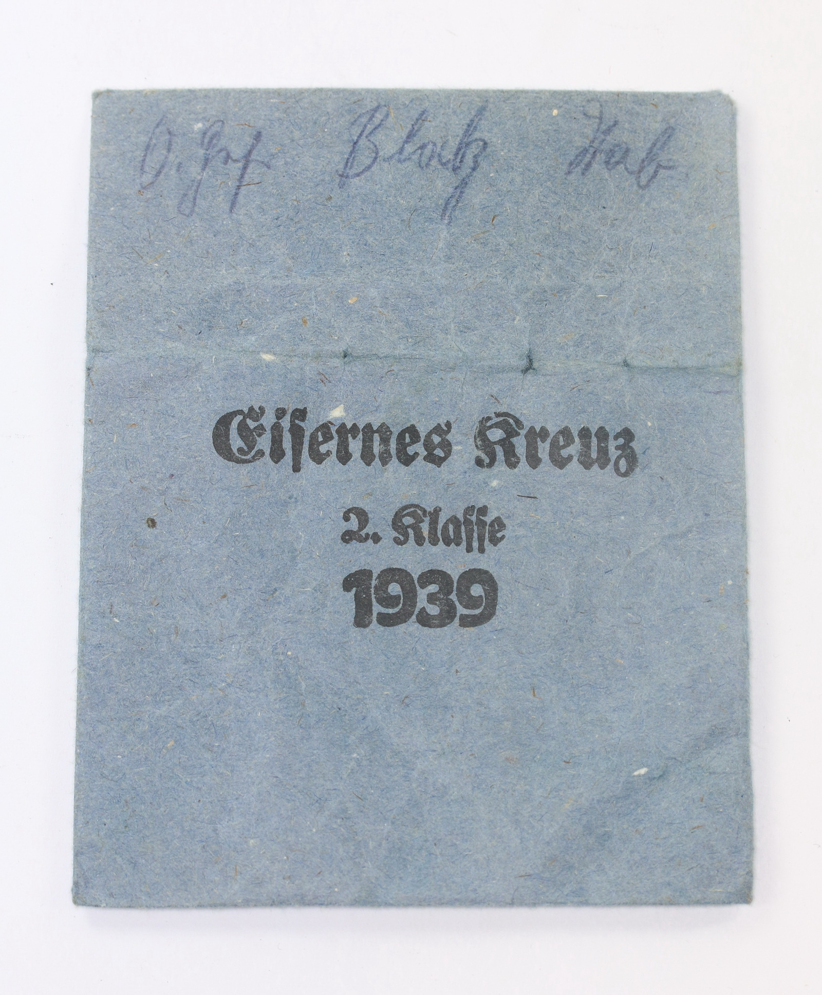  Verleihungstüte Eisernes Kreuz 2. Klasse 1939, J.H. Hammer & Söhne, Geringswalde – Bild 1