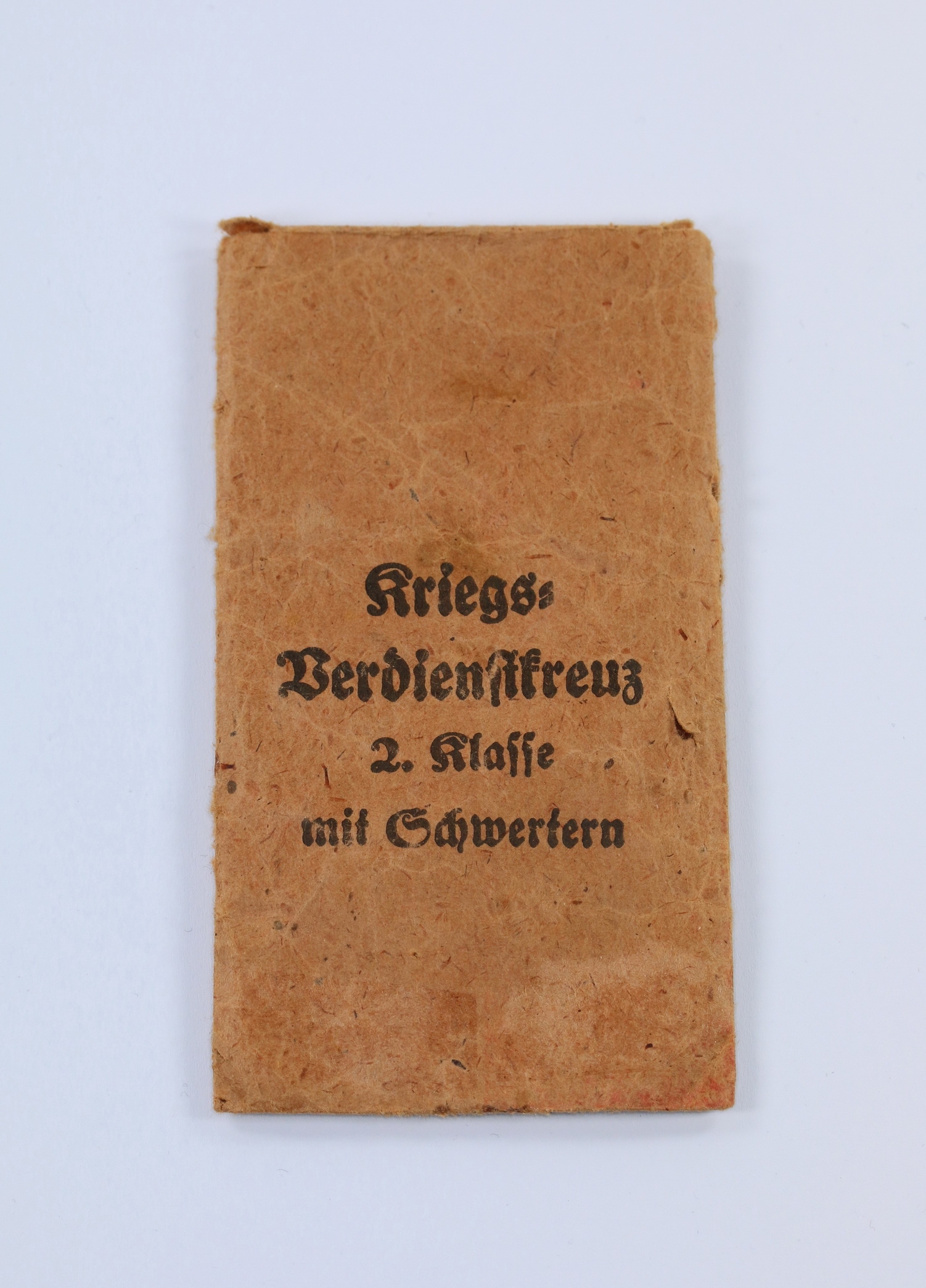 verleihungst_te_kriegsverdienstkreuz_2 Verleihungstüte Kriegsverdienstkreuz 2. Klasse mit Schwerern, Ph. Türk´s Witwe – Bild 1