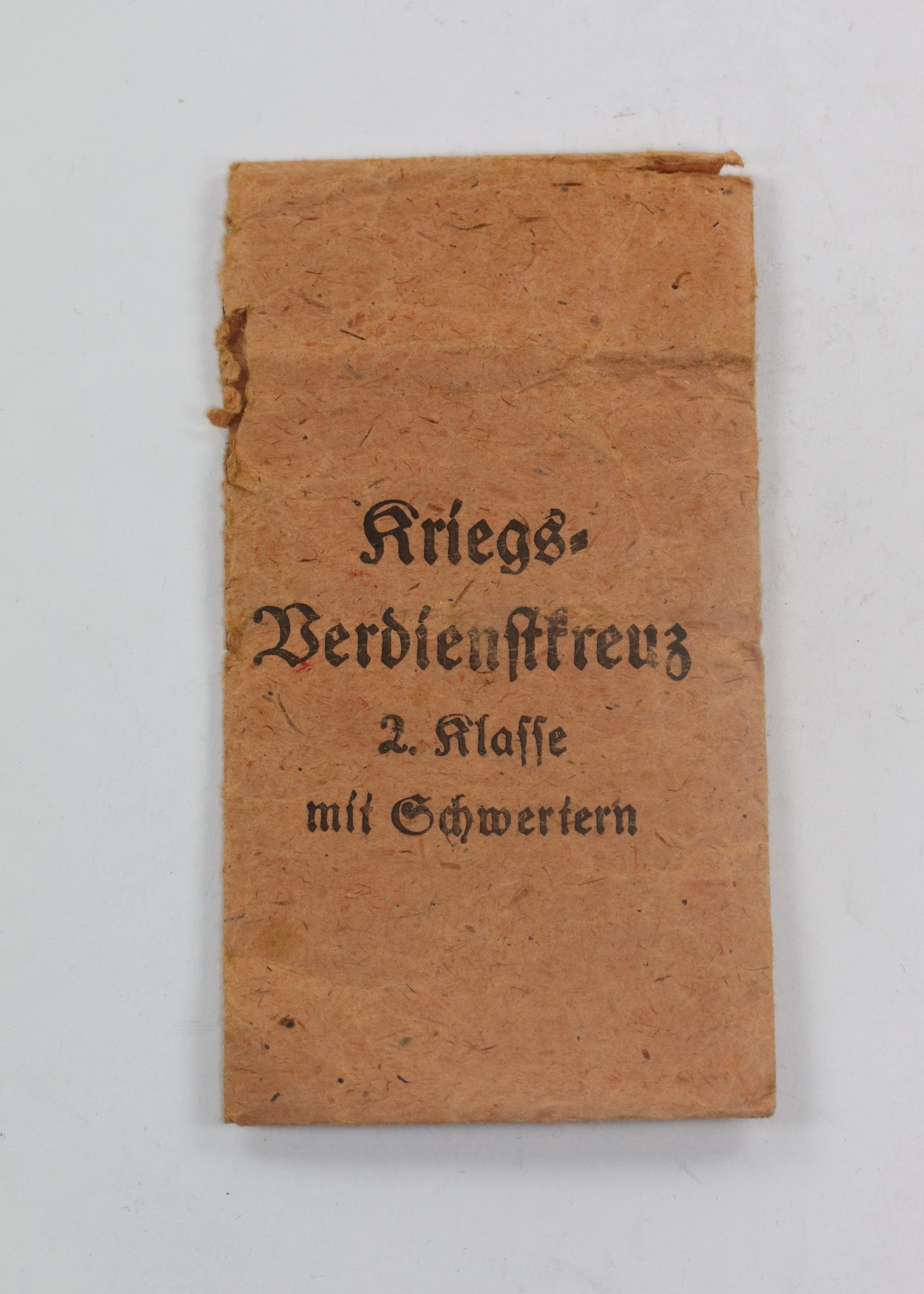 verleihungst_te_kriegsverdienstkreuz_2 Verleihungstüte Kriegsverdienstkreuz 2. Klasse mit Schwertern, Ferdinad Hoffstätter Bonn – Bild 1
