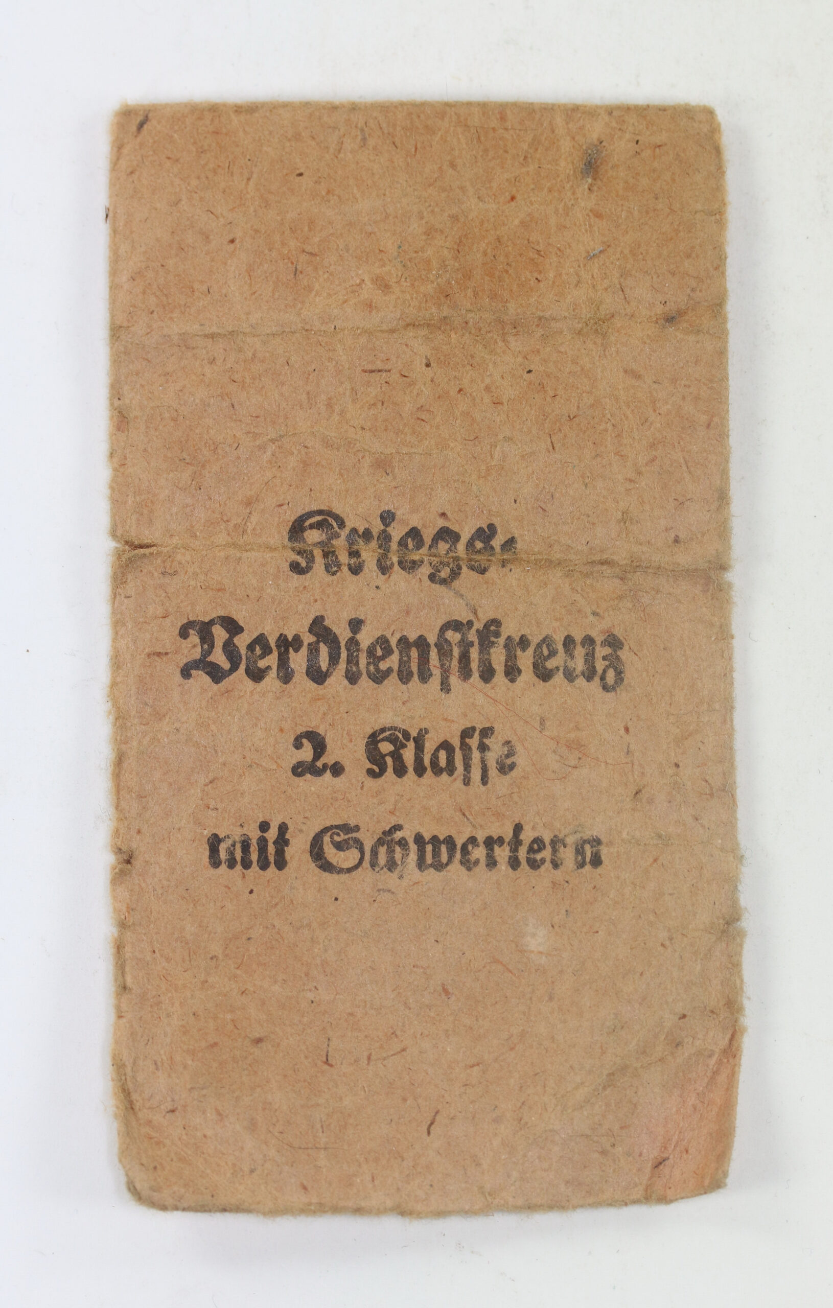 verleihungst_te_kriegsverdienstkreuz_2 Verleihungstüte Kriegsverdienstkreuz 2. Klasse mit Schwertern, Franz Jungwirth Wien 2 – Bild 1