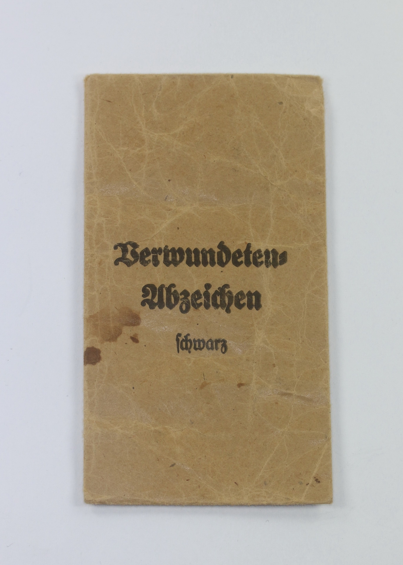 Verleihungstüte Verwundetenabzeichen schwarz, Franz Mänert Gablonz a.N. – Bild 1