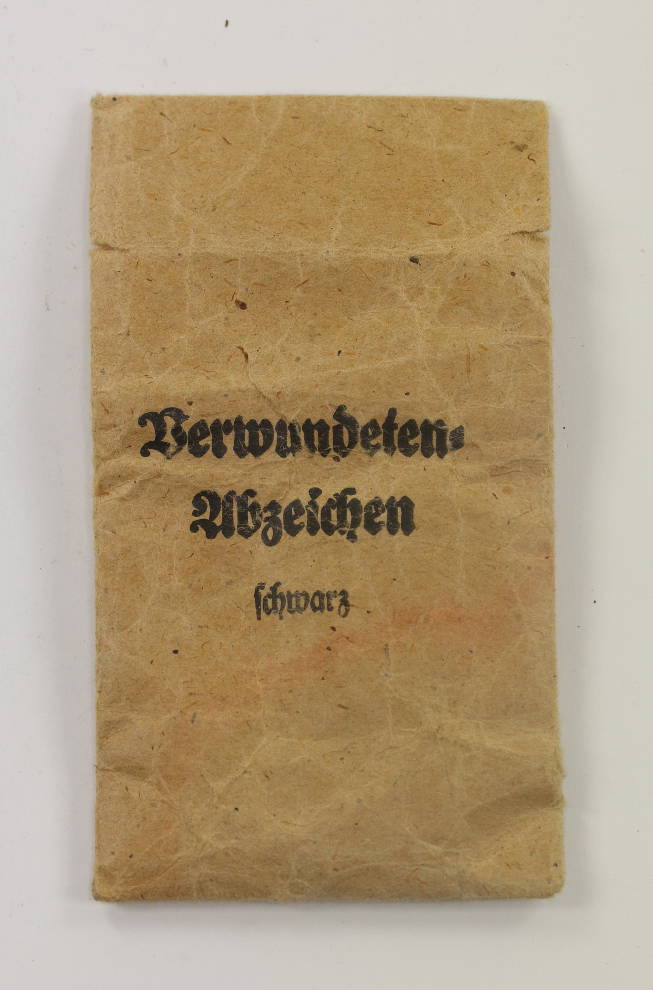 Verleihungstüte Verwundetenabzeichen in Schwarz 1939, Moritz Hausch A.G. Pforzheim – Bild 1