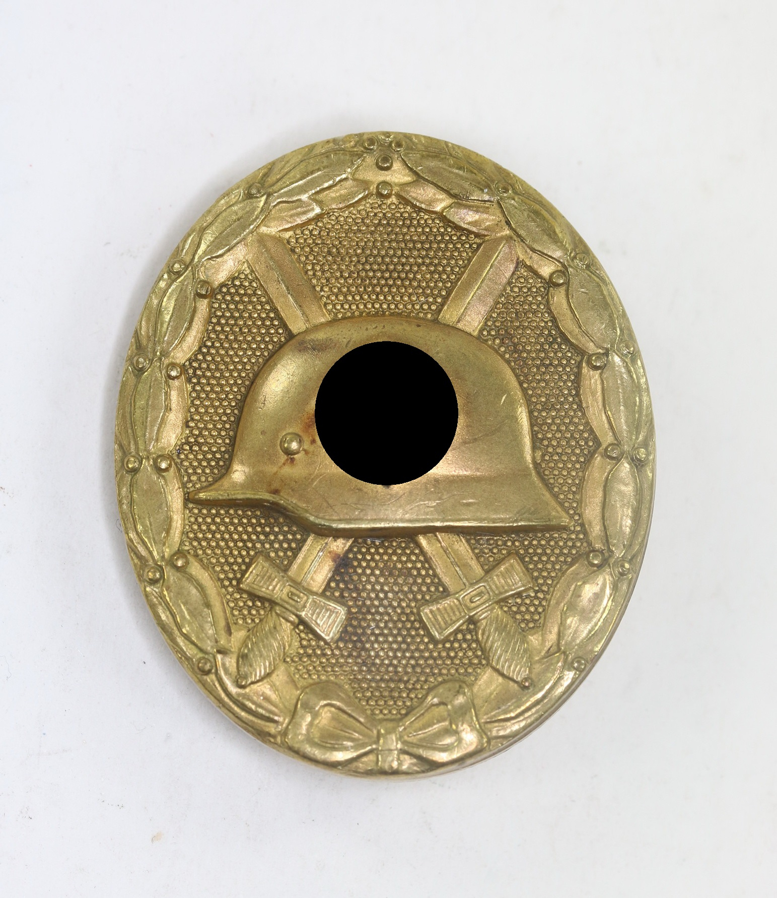 verwundetenabzeichen_in_gold_1939_hst Verwundetenabzeichen in Gold 1939, Hst. 30 (Hauptmünzamt Wien), breite Nadel (!) – Bild 1