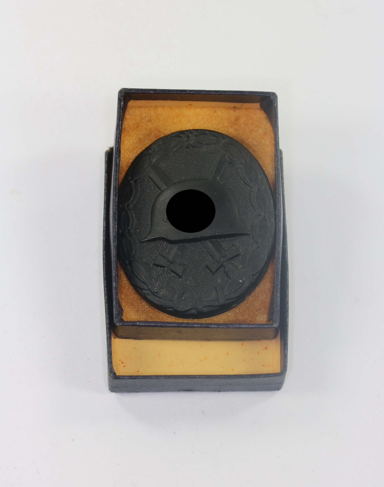 Verwundetenabzeichen in Schwarz 1939, Deschler & Sohn, in LDO Schachtel L/10 – Bild 1