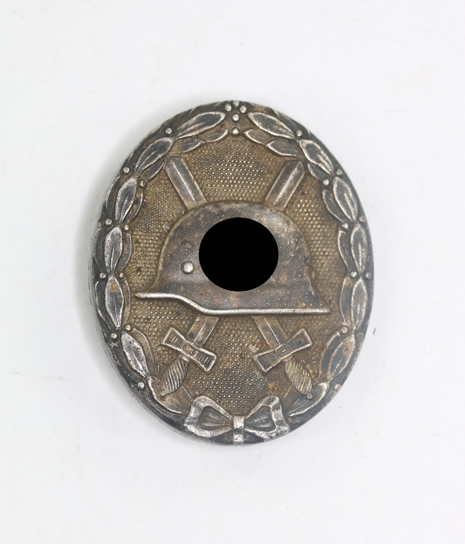 verwundetenabzeichen_in_silber_1939_hst Verwundetenabzeichen in Silber 1939, Hst. 65 kleine Punze (!) – Bild 1