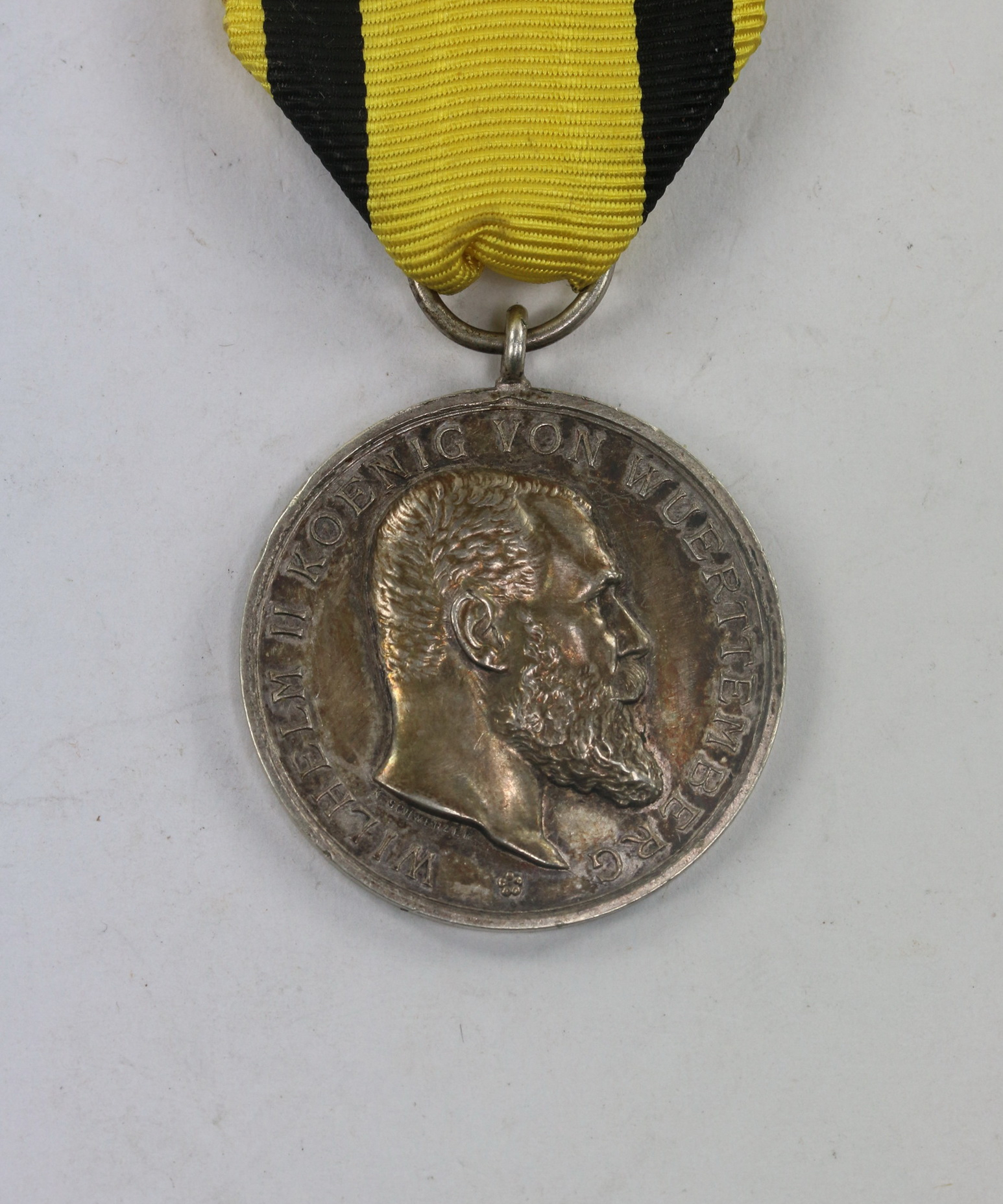 Württemberg, -  Silberne Militärverdienstmedaille - Für Tapferkeit und Treue – Bild 1