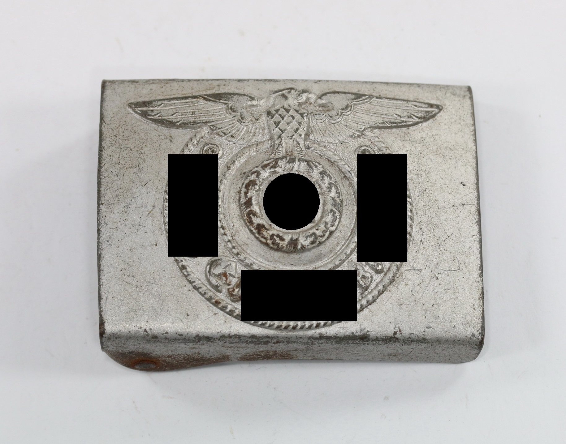 Waffen SS, Koppelschloss für Mannschaften, Hst. RZM 155/40 SS, Meine Ehre heißt Treue – Bild 1